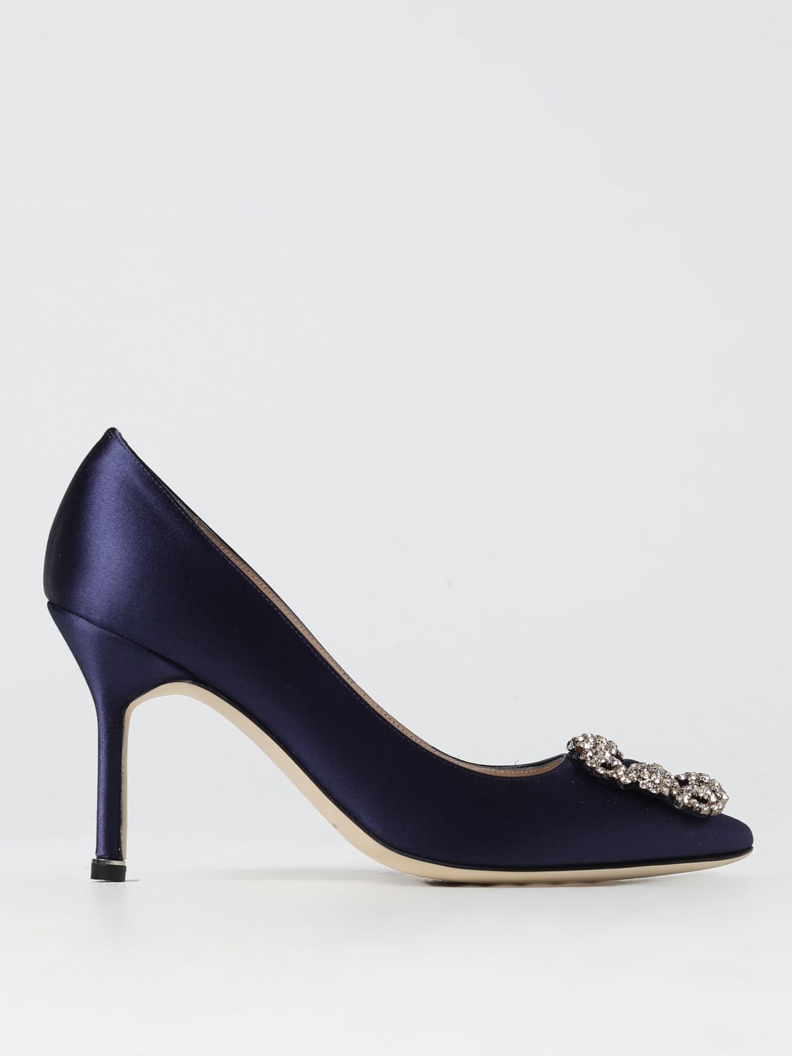 Manolo Blahnik Court Shoes MANOLO BLAHNIK Woman colour Navy