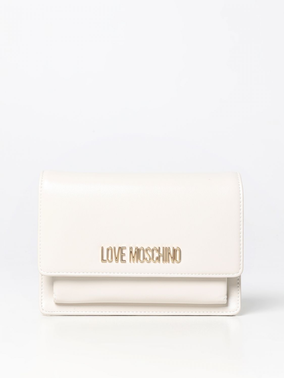 Love Moschino Crossbody Bags LOVE MOSCHINO Woman colour Ivory