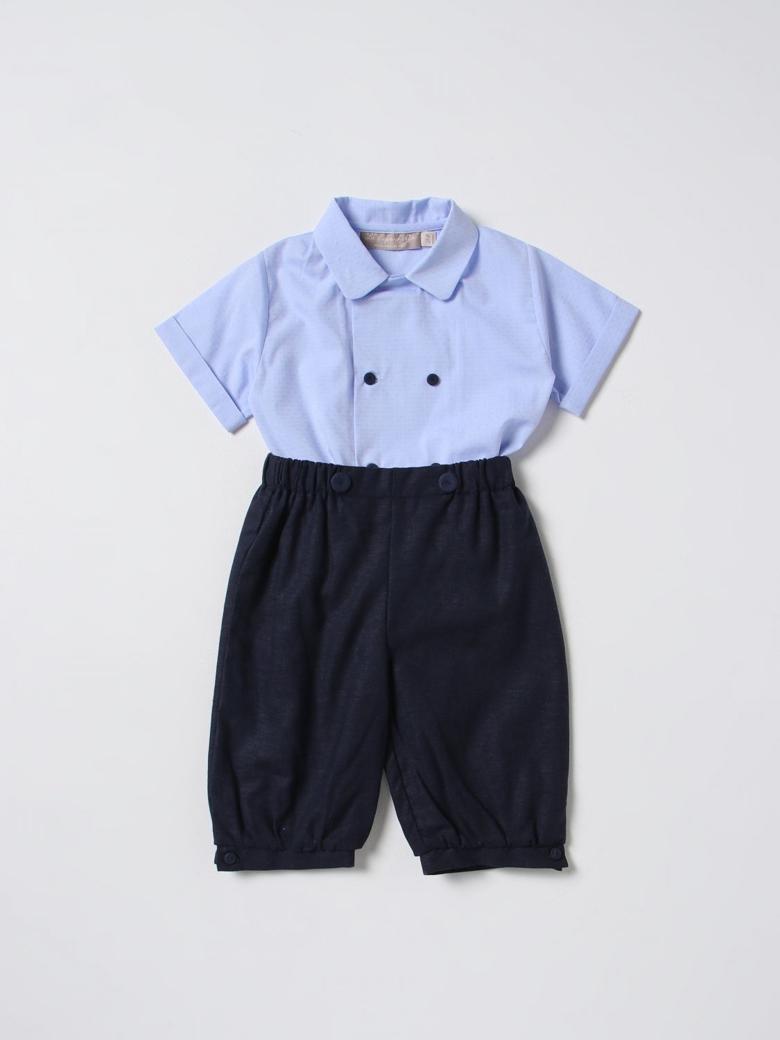 La Stupenderia Romper LA STUPENDERIA Kids colour Gnawed Blue