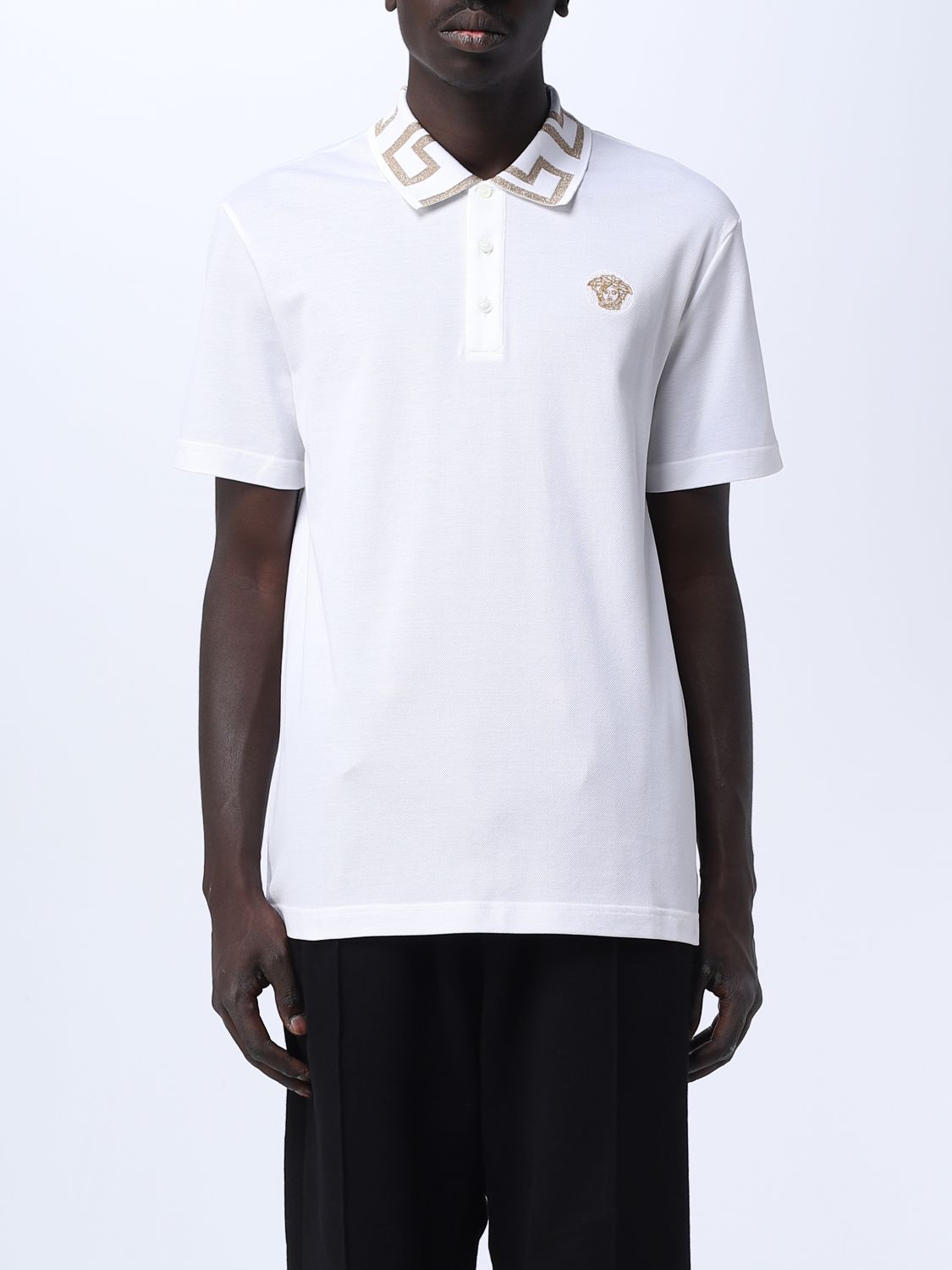 Versace Polo Shirt VERSACE Men colour White