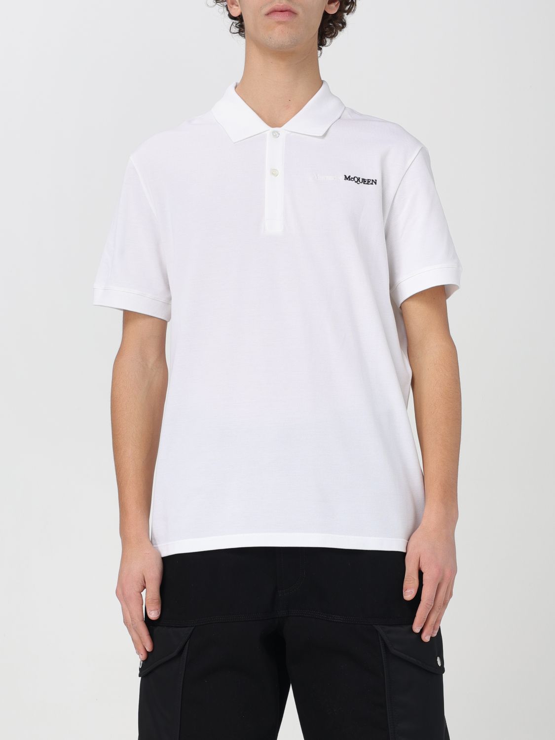 Alexander McQueen Polo Shirt ALEXANDER MCQUEEN Men colour White