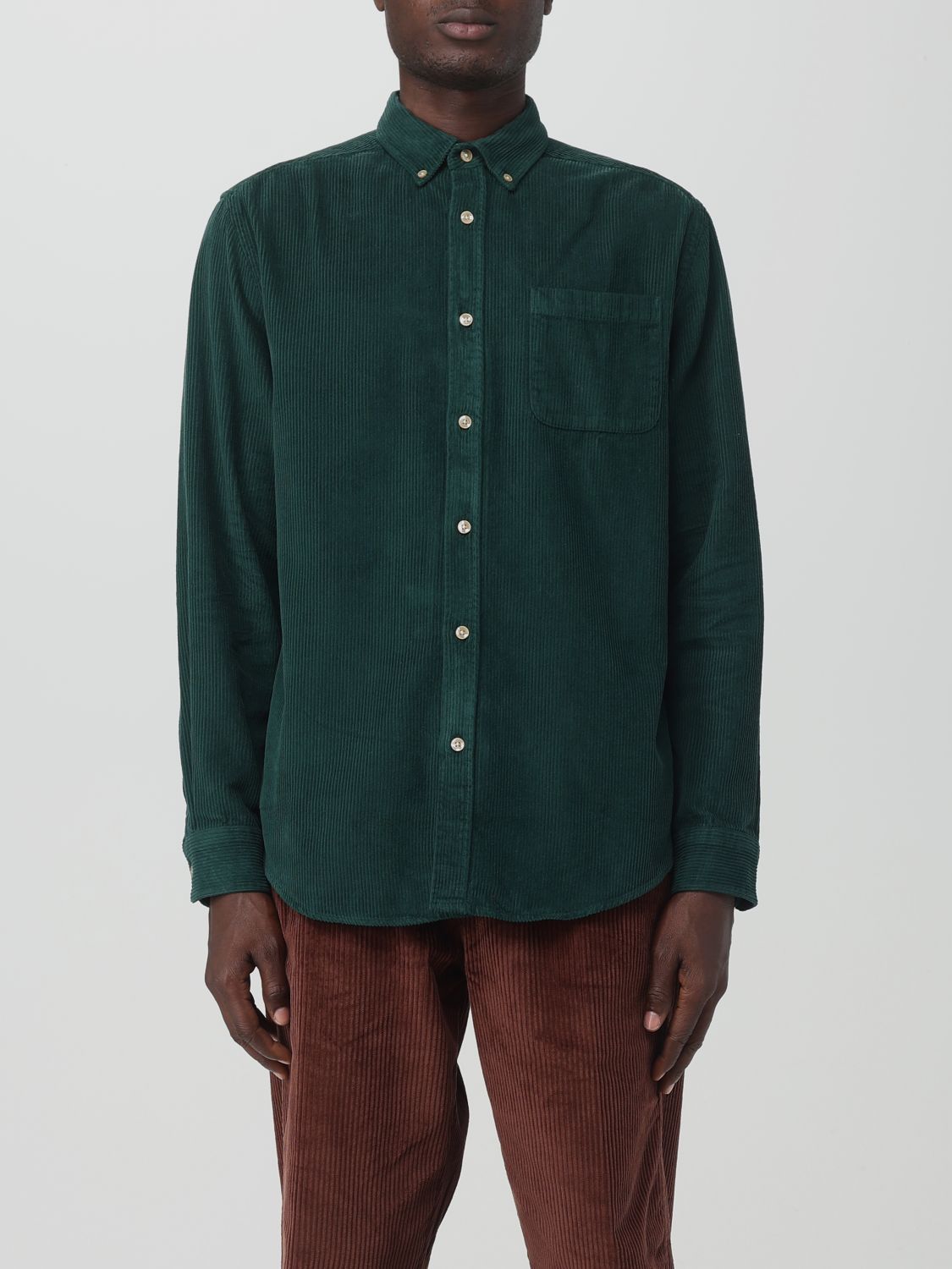 Portuguese Flannel Shirt PORTUGUESE FLANNEL Men colour Green