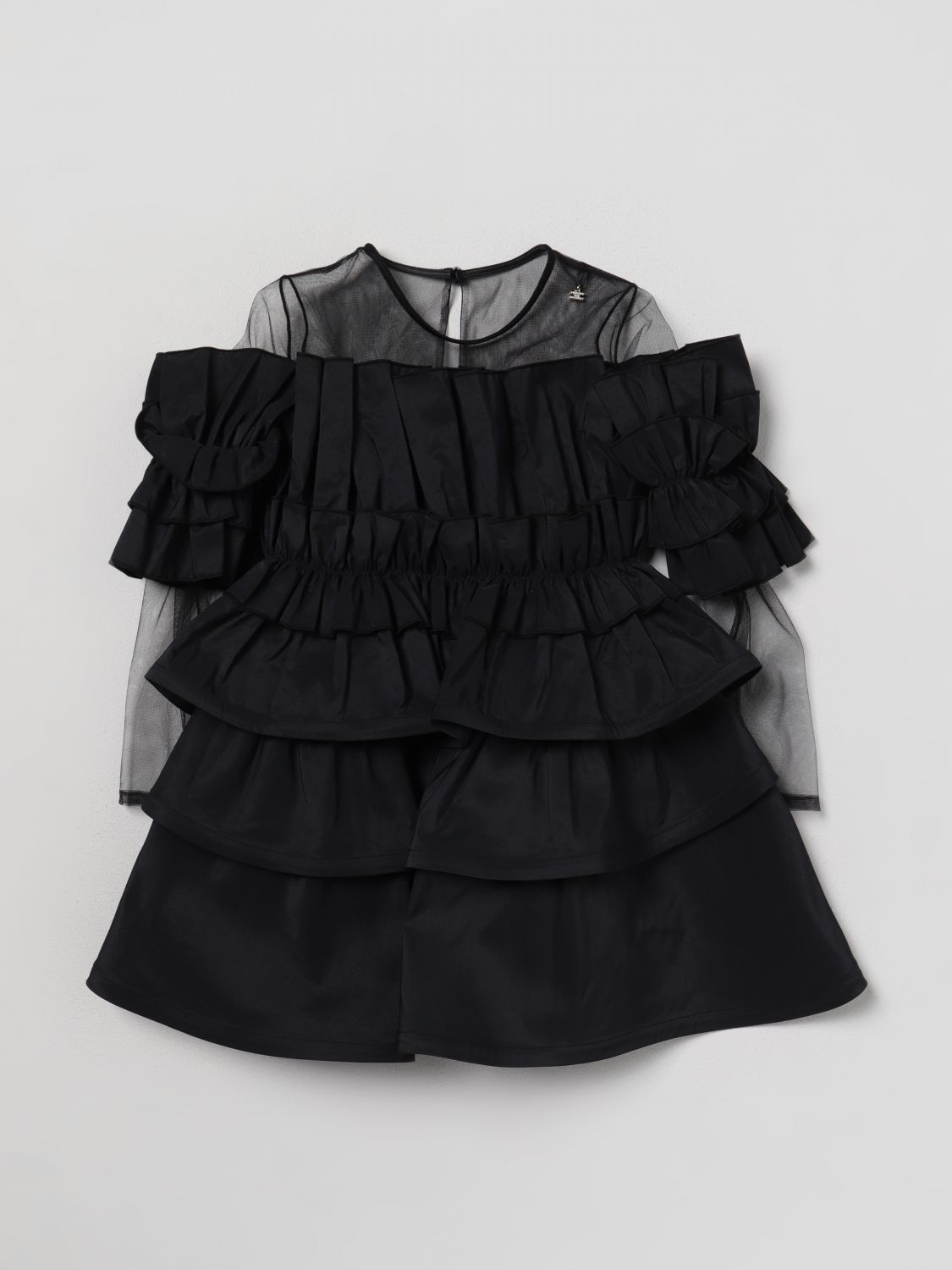 Elisabetta Franchi La Mia Bambina Dress ELISABETTA FRANCHI LA MIA BAMBINA Kids colour Black