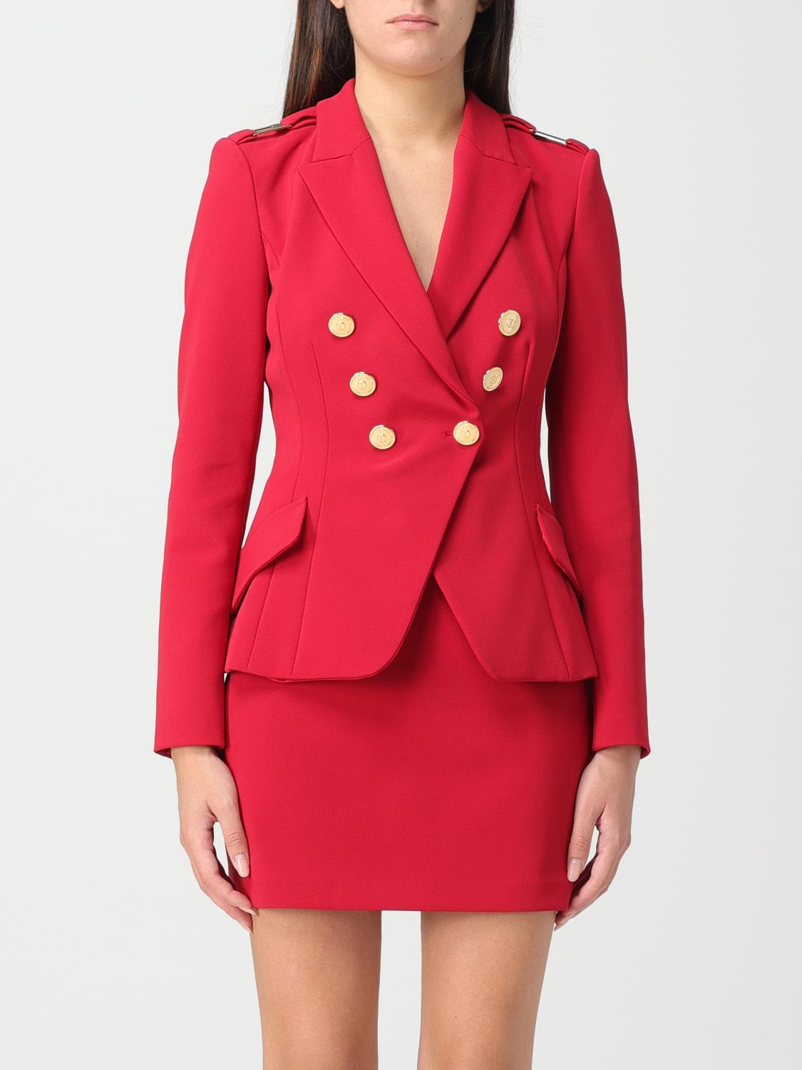 Elisabetta Franchi Blazer ELISABETTA FRANCHI Woman colour Red