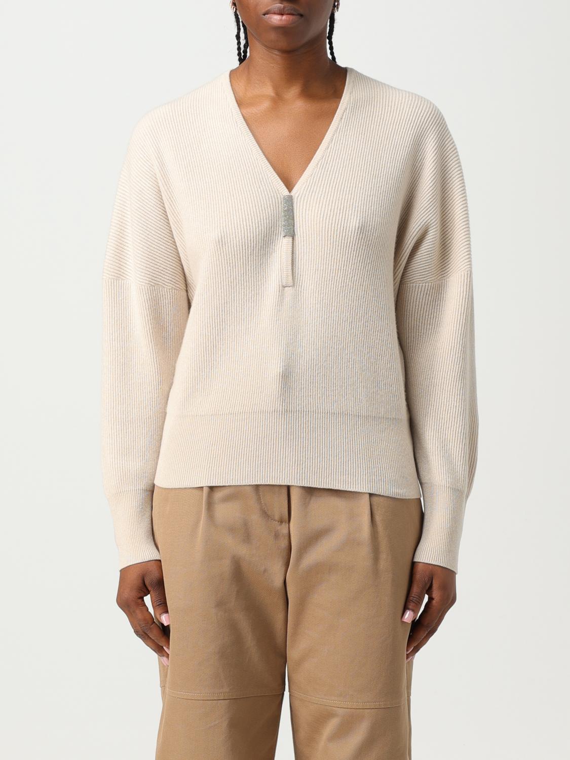 Brunello Cucinelli Jumper BRUNELLO CUCINELLI Woman colour Beige