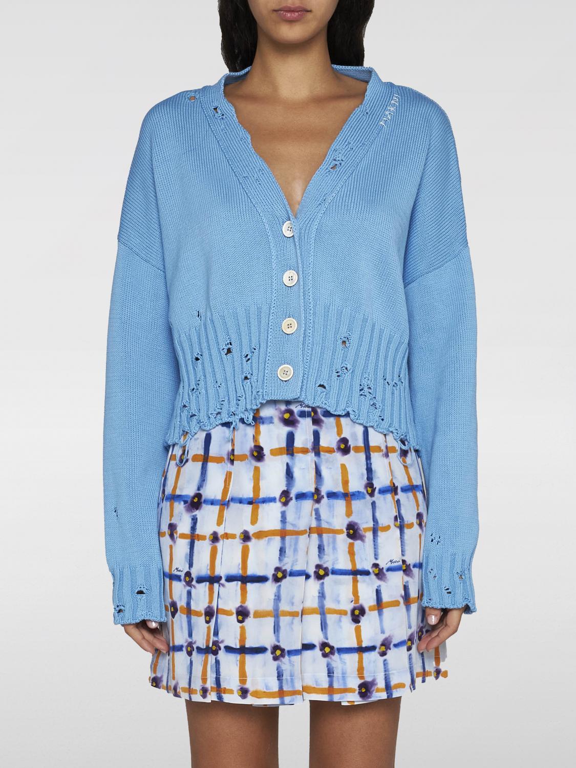 Marni Cardigan MARNI Woman color Blue