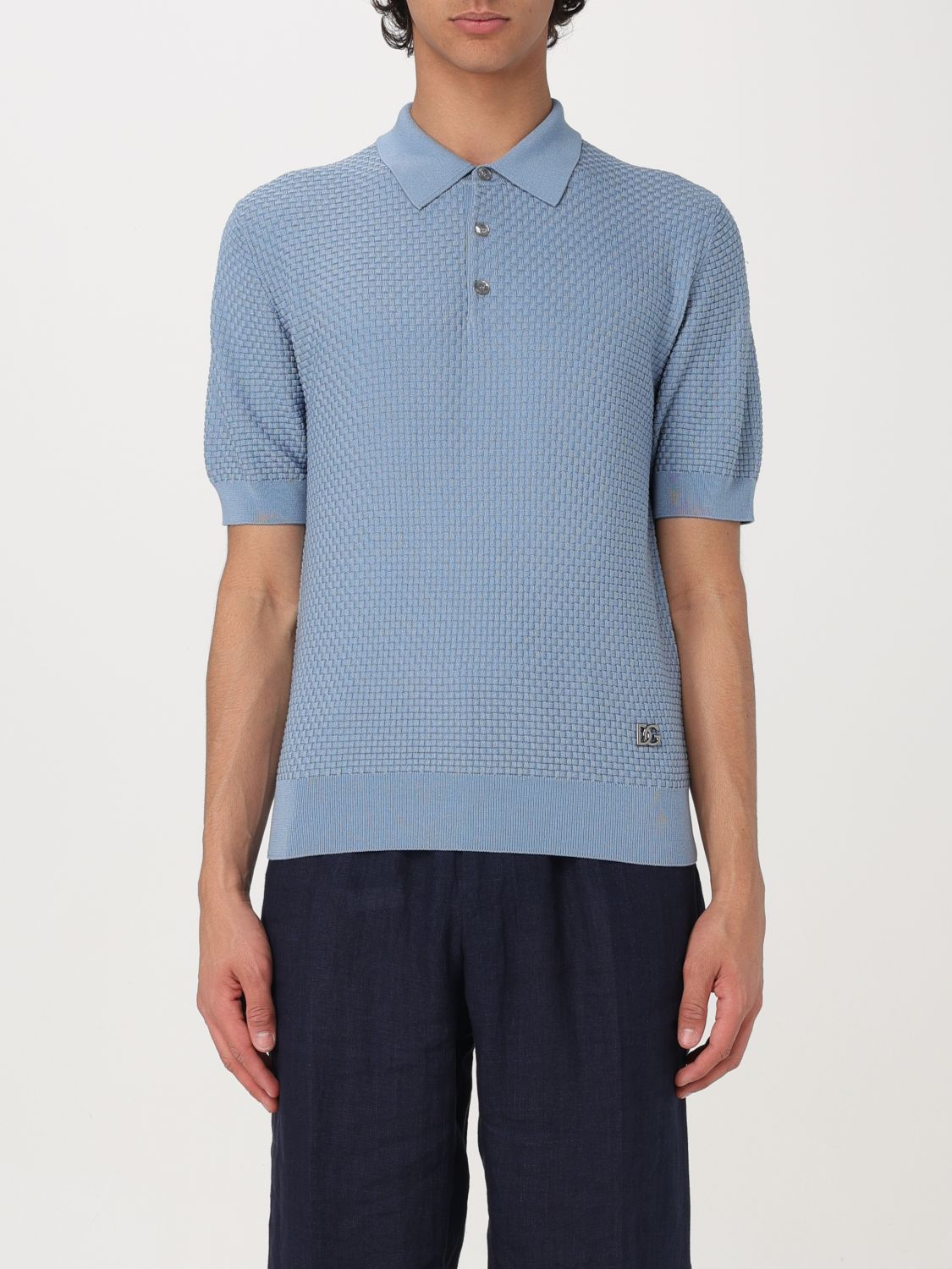 Dolce & Gabbana Polo Shirt DOLCE & GABBANA Men colour Blue