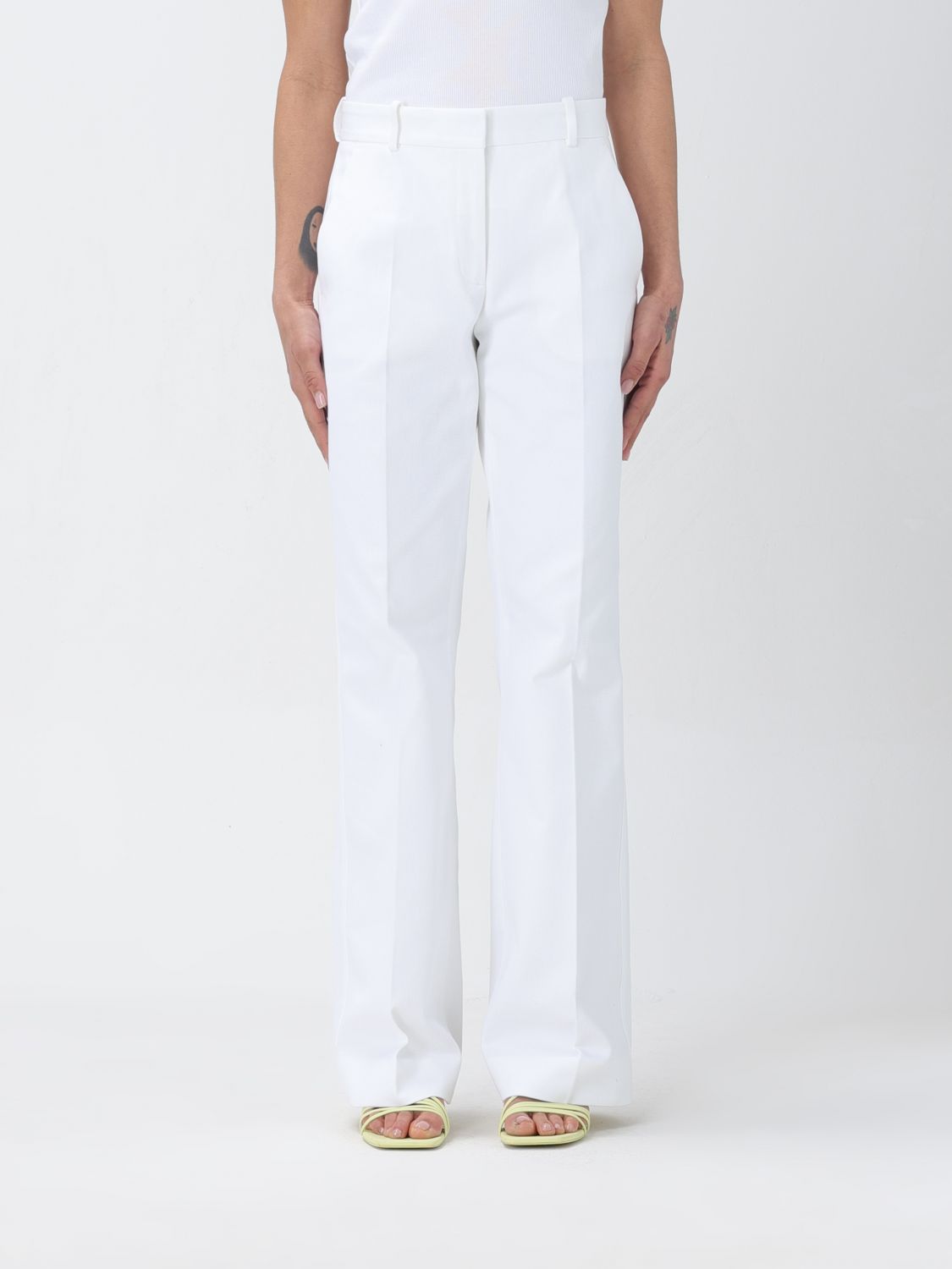 Calvin Klein Trousers CALVIN KLEIN Woman colour White