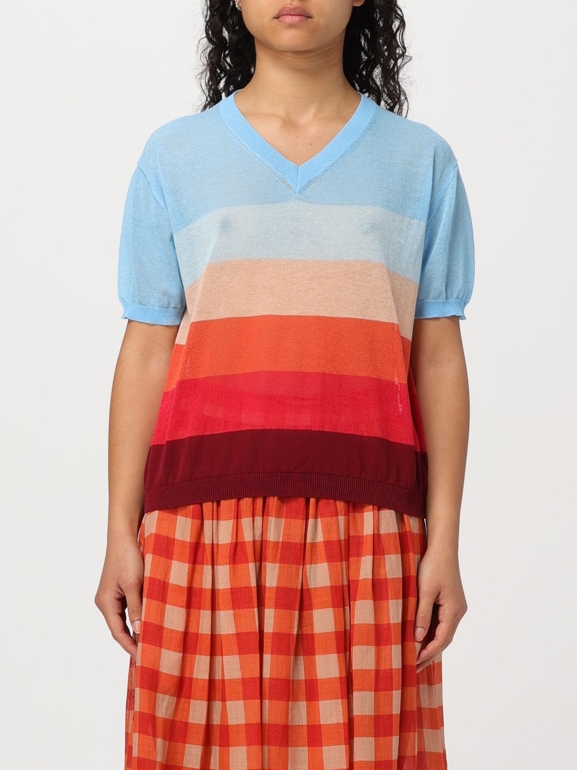 Semicouture Sweatshirt SEMICOUTURE Woman colour Striped