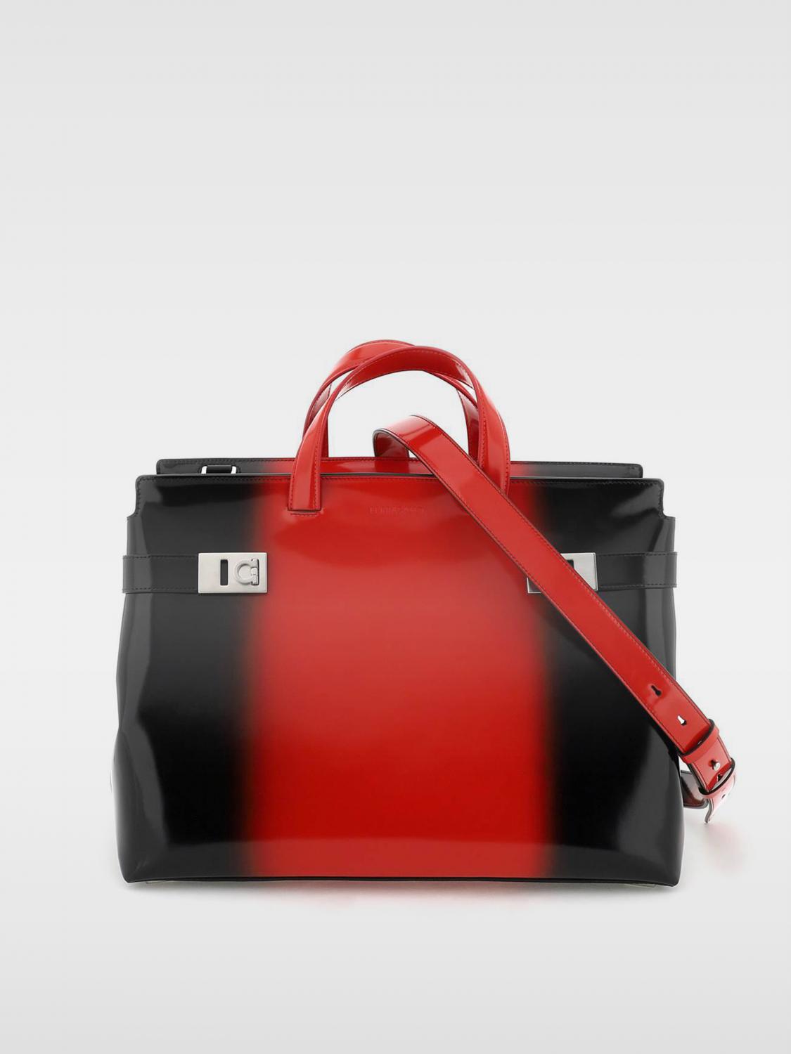 Ferragamo Shoulder Bag FERRAGAMO Men color Red