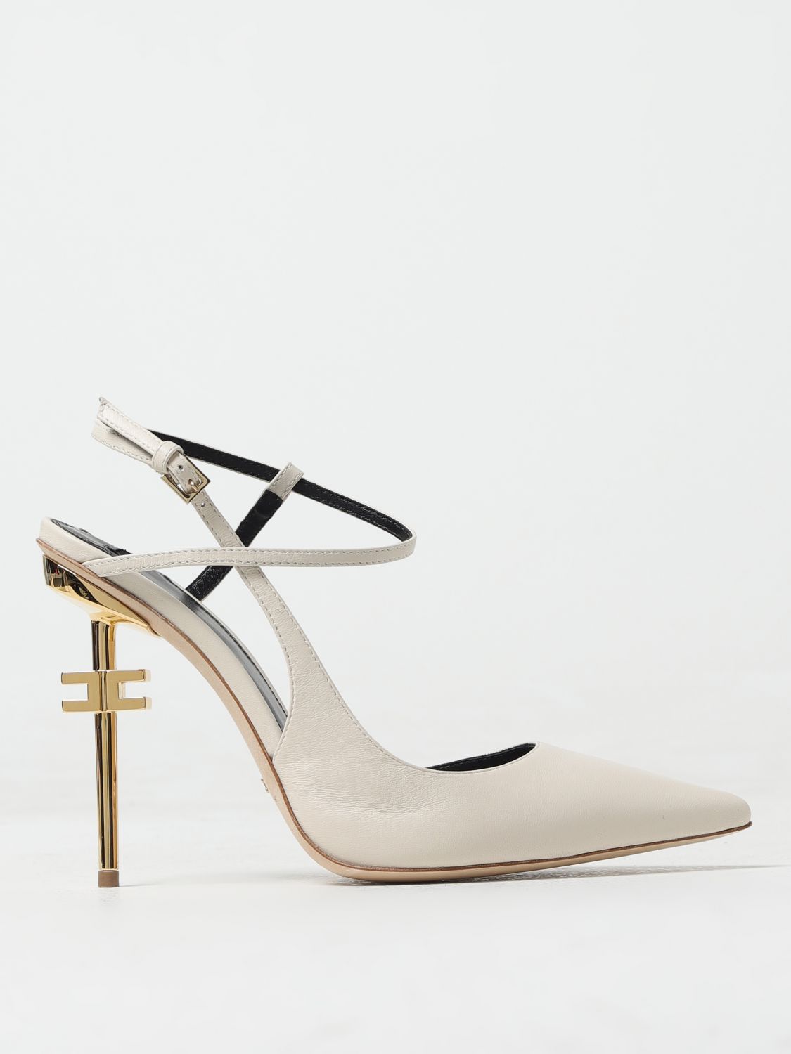 Elisabetta Franchi High Heel Shoes ELISABETTA FRANCHI Woman colour Butter