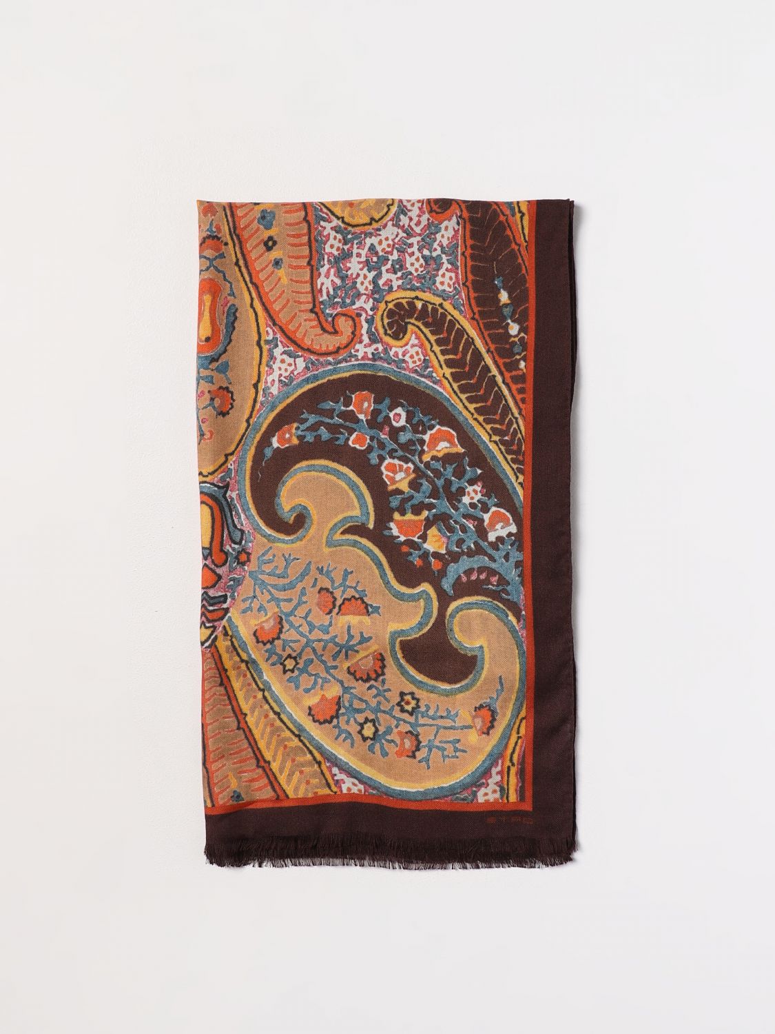 Etro Scarf ETRO Woman colour Brown