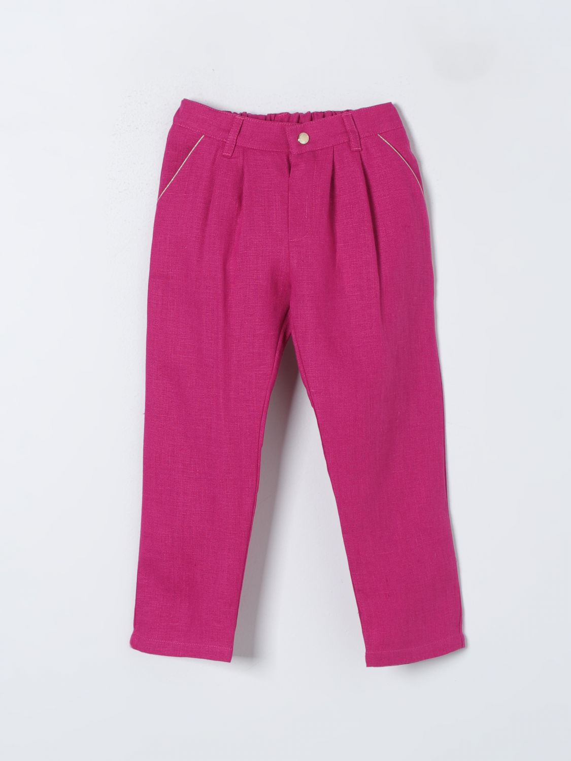 Chloé Trousers CHLOÉ Kids colour Pink