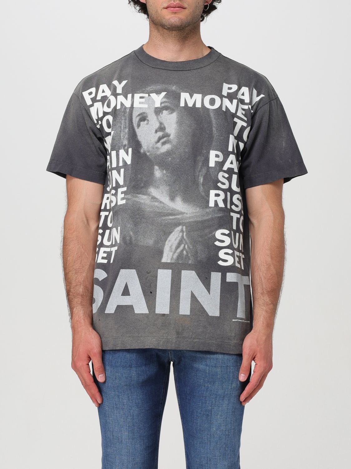 Saint Mxxxxxx T-Shirt SAINT MXXXXXX Men color Black