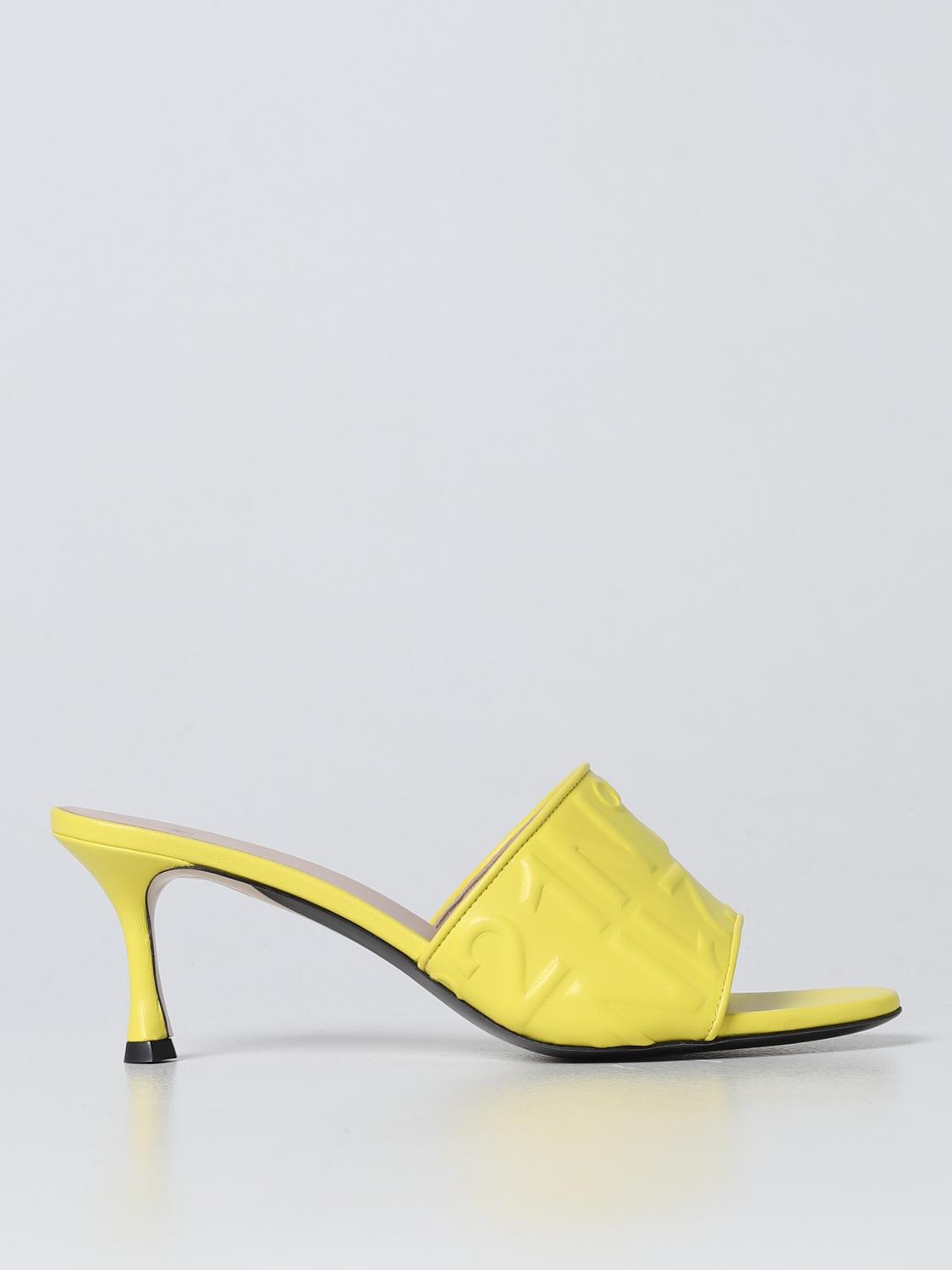 N° 21 Heeled Sandals N° 21 Woman colour Yellow