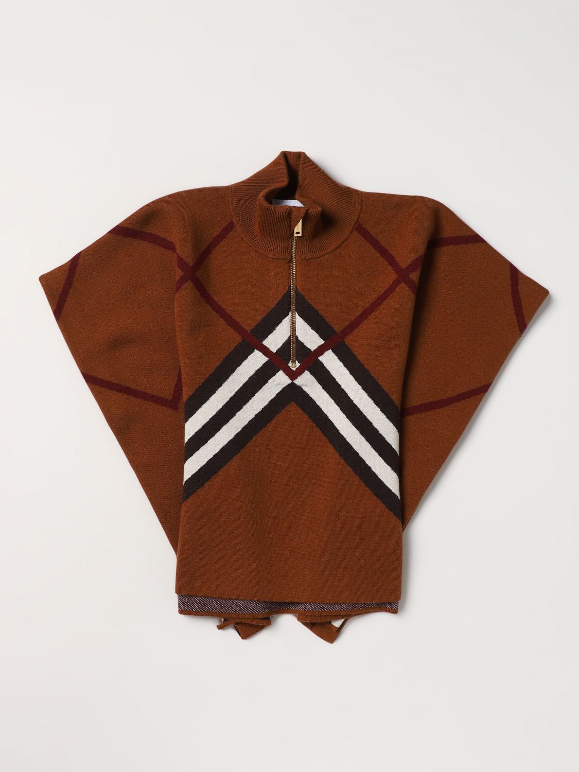 Burberry Kids Cape BURBERRY KIDS Kids colour Brown