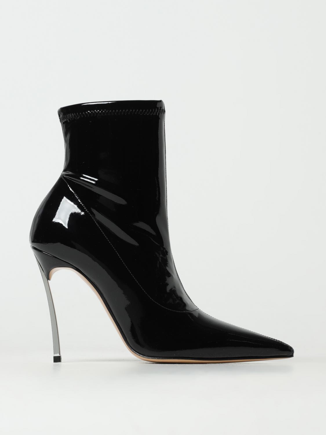 Casadei Flat Ankle Boots CASADEI Woman colour Black