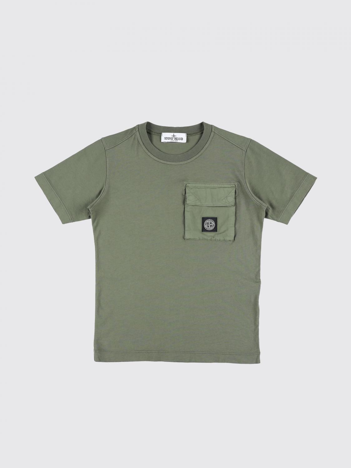 Stone Island Junior T-Shirt STONE ISLAND JUNIOR Kids color Green