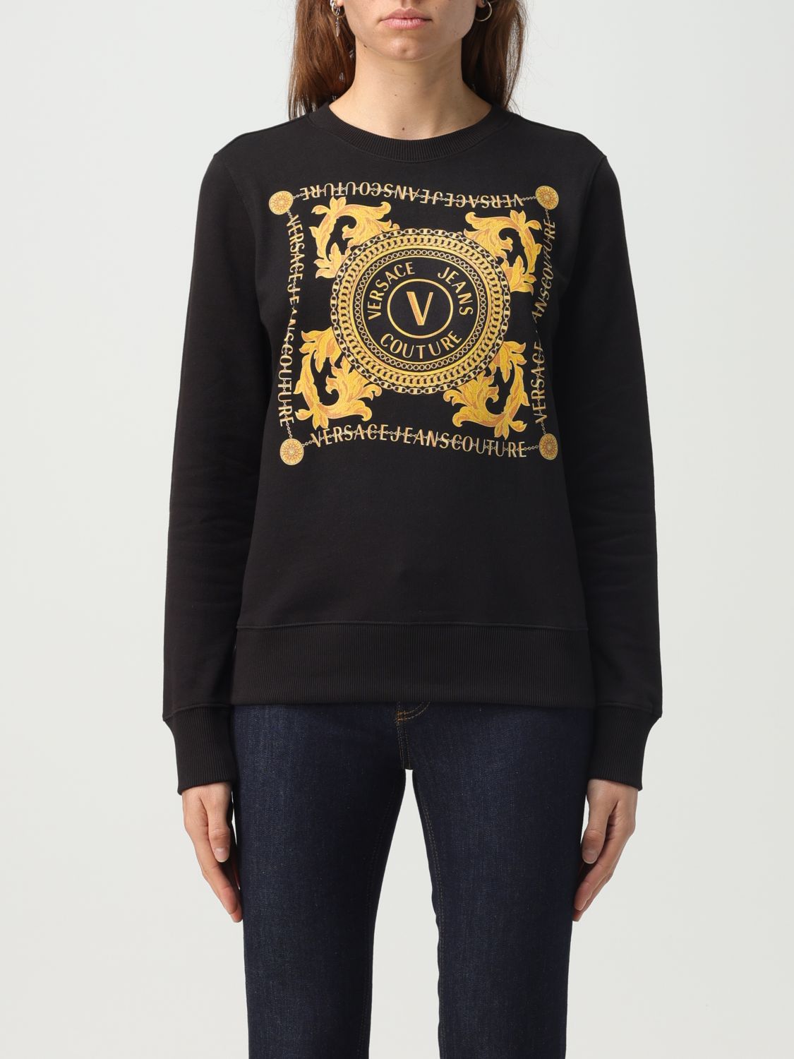 Versace Jeans Couture Sweatshirt VERSACE JEANS COUTURE Woman colour Black