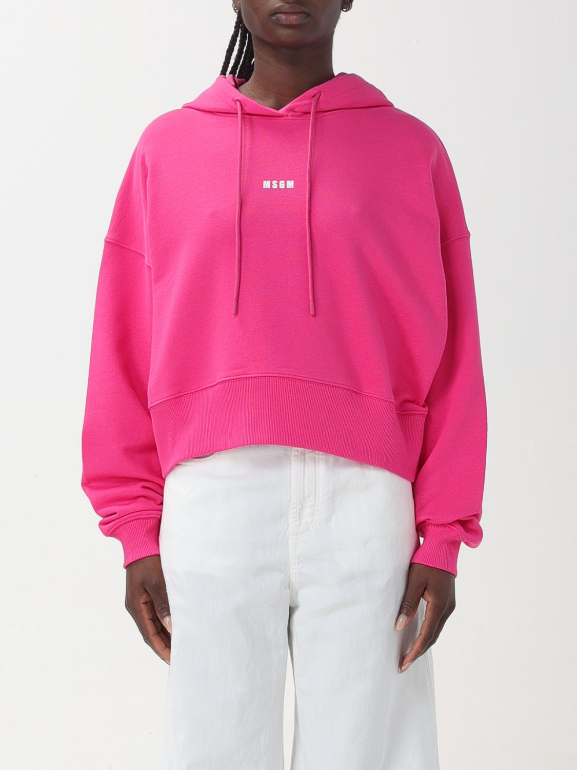 Msgm Sweatshirt MSGM Woman colour Fuchsia