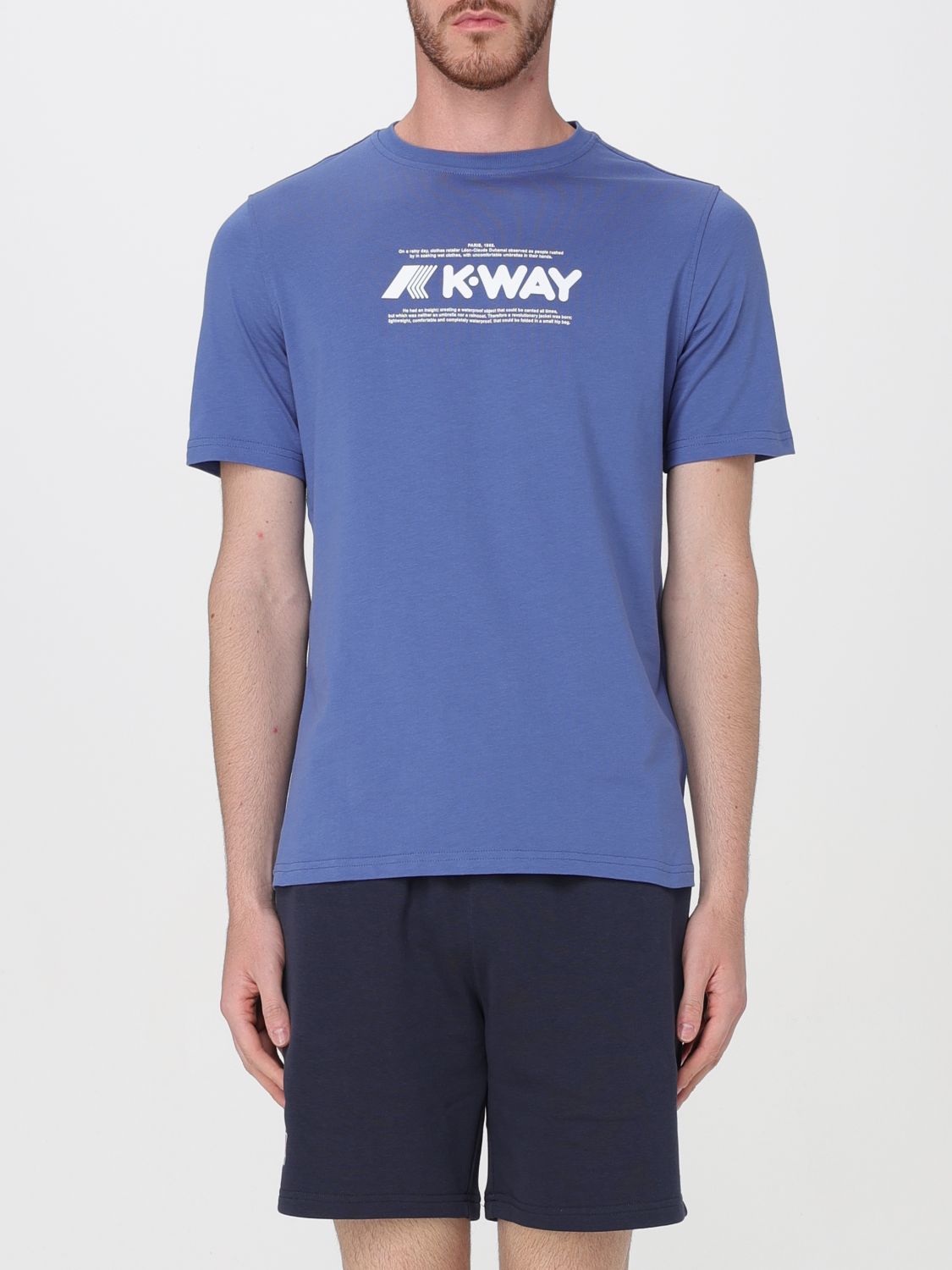 K-Way T-Shirt K-WAY Men color Indigo