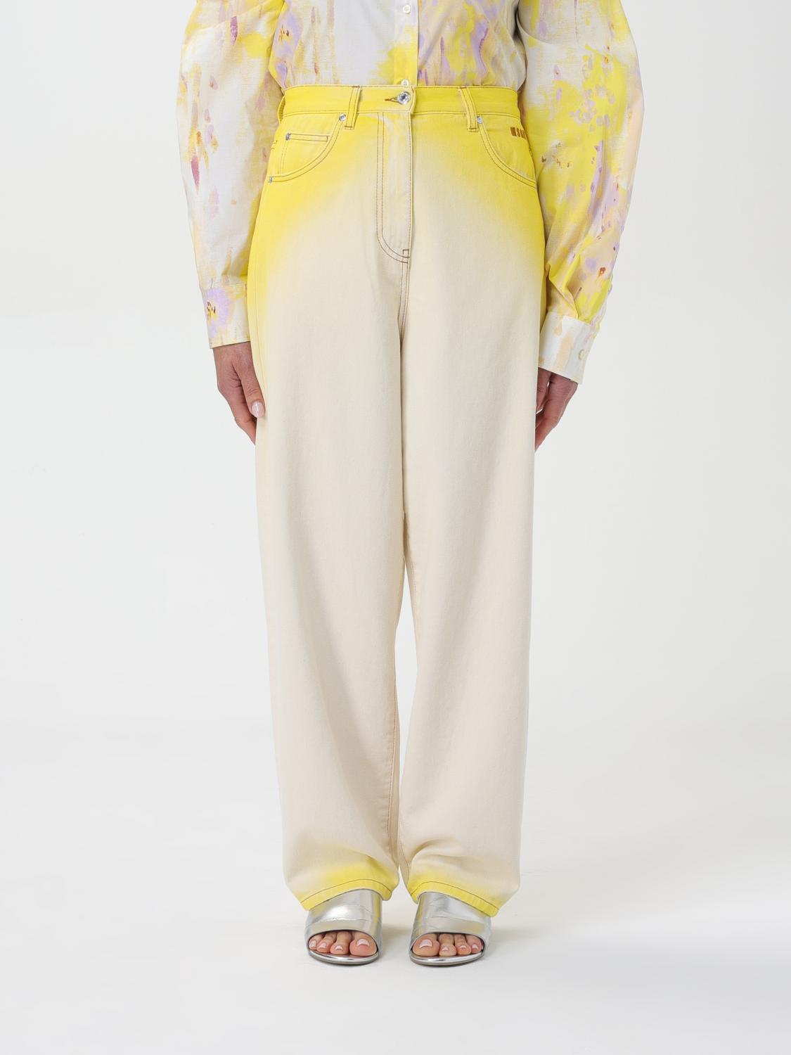 Msgm Jeans MSGM Woman color Yellow