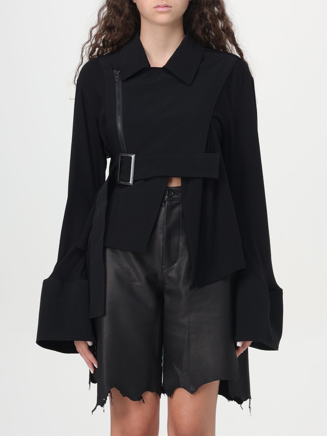 Yohji Yamamoto Jacket YOHJI YAMAMOTO Woman color Black