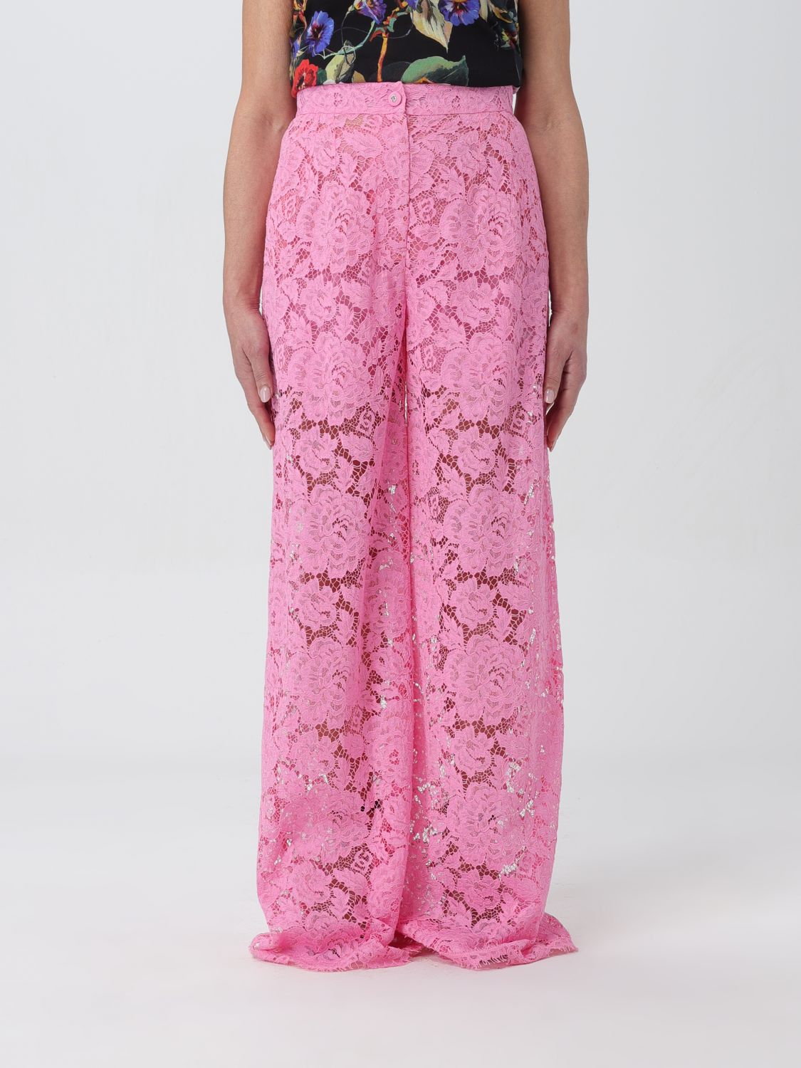 Dolce & Gabbana Trousers DOLCE & GABBANA Woman colour Pink