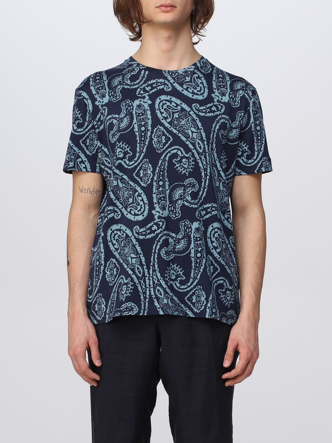 Etro T-Shirt ETRO Men colour Blue