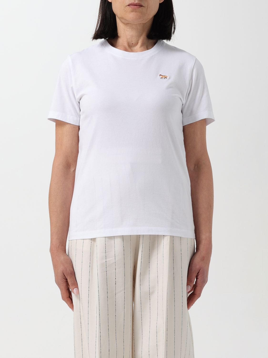 Maison Kitsuné T-Shirt MAISON KITSUNÉ Woman color White