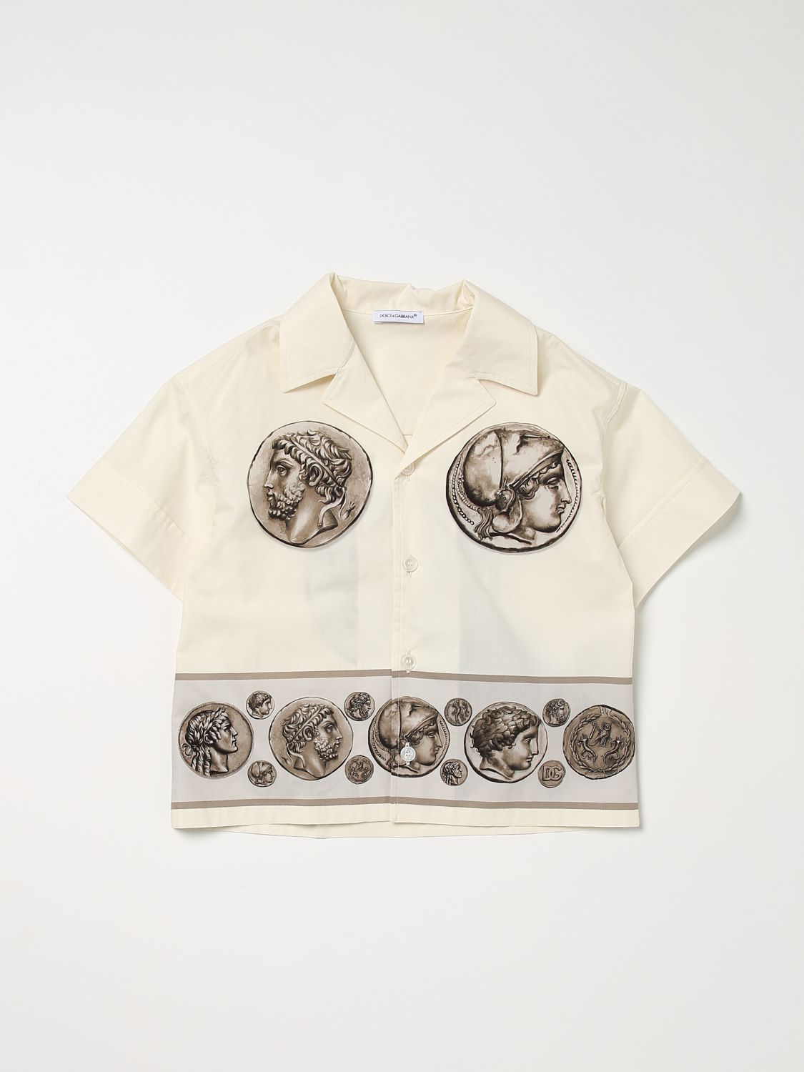 Dolce & Gabbana Shirt DOLCE & GABBANA Kids colour Yellow Cream