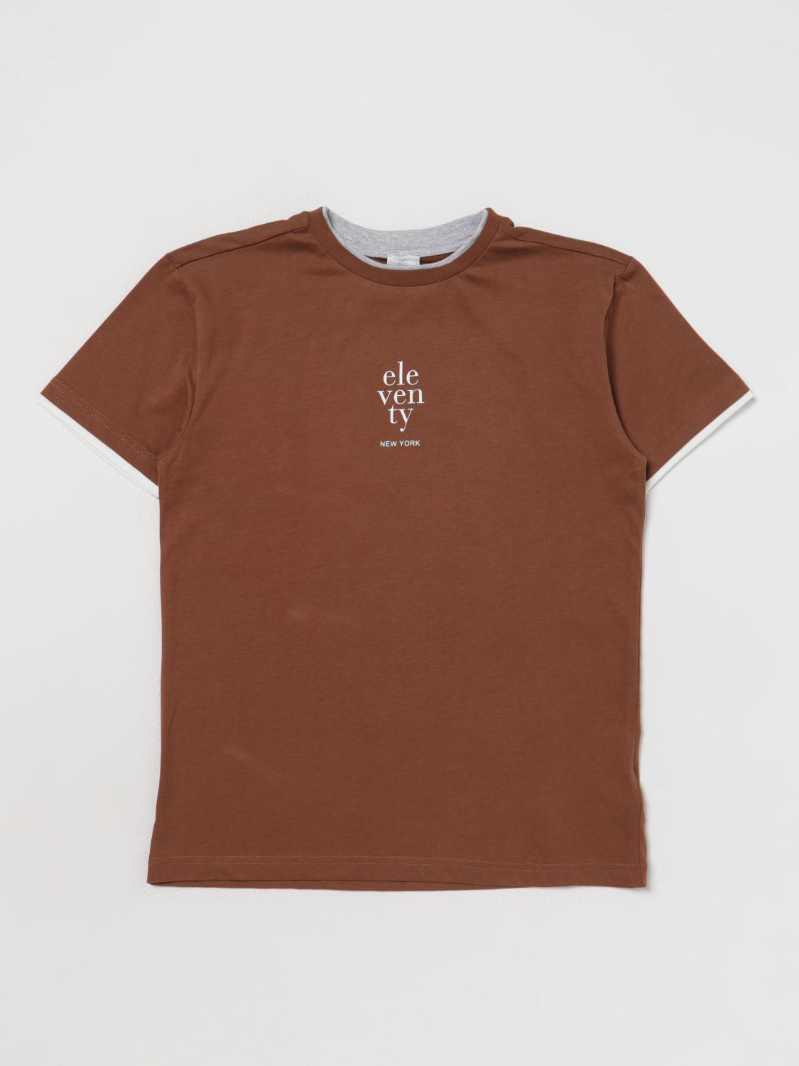 Eleventy T-Shirt ELEVENTY Kids colour Brown