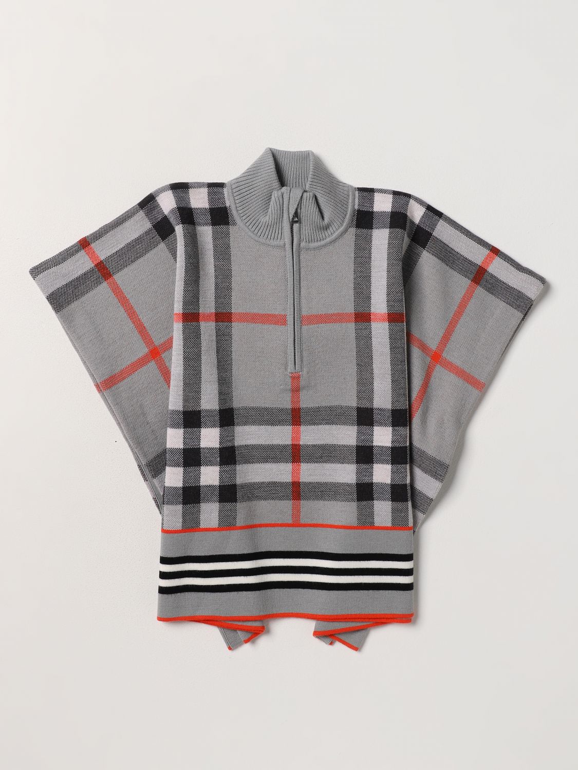 Burberry Kids Cape BURBERRY KIDS Kids colour Grey