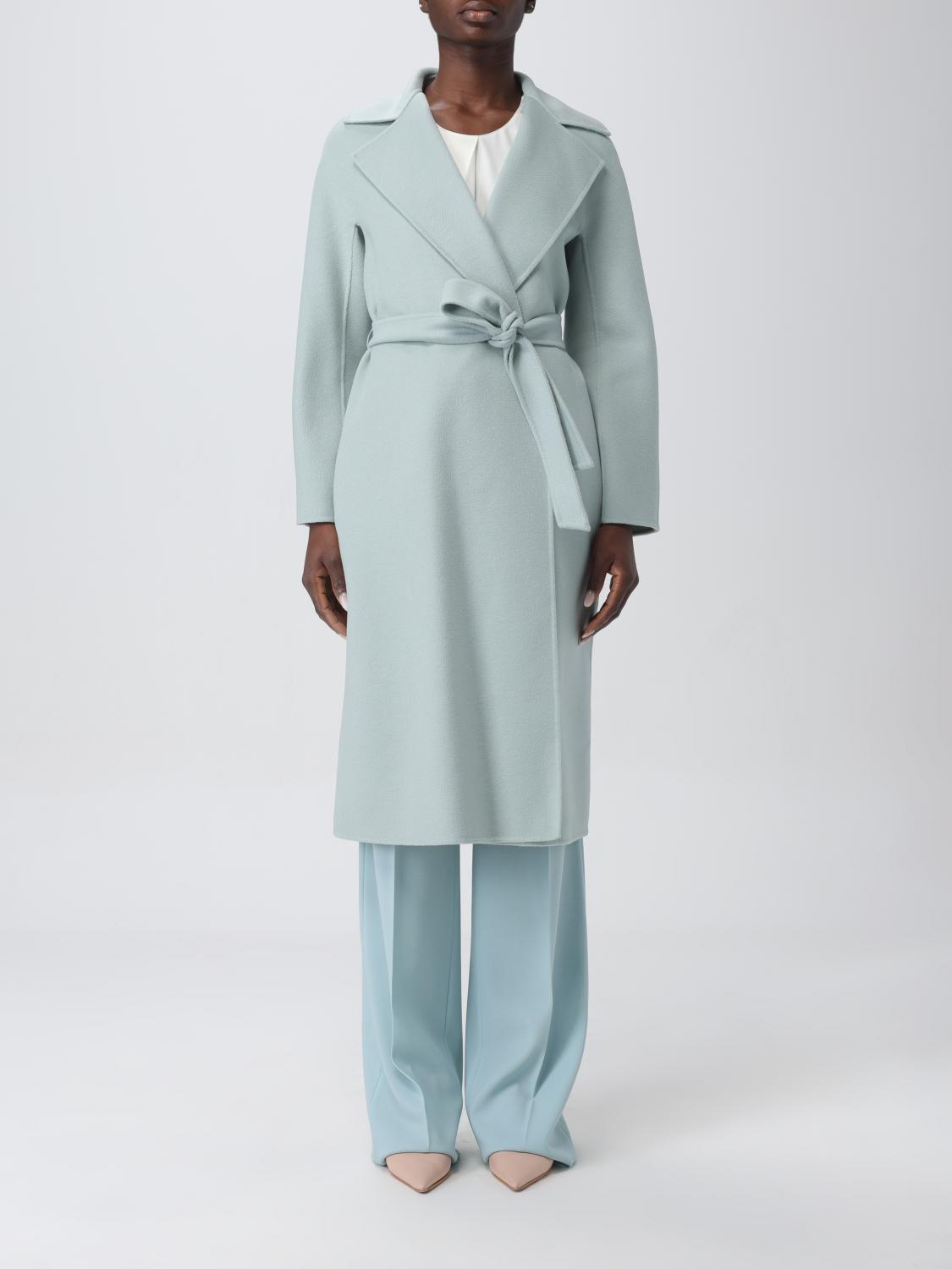 MAX MARA STUDIO Coat MAX MARA STUDIO Woman colour Water