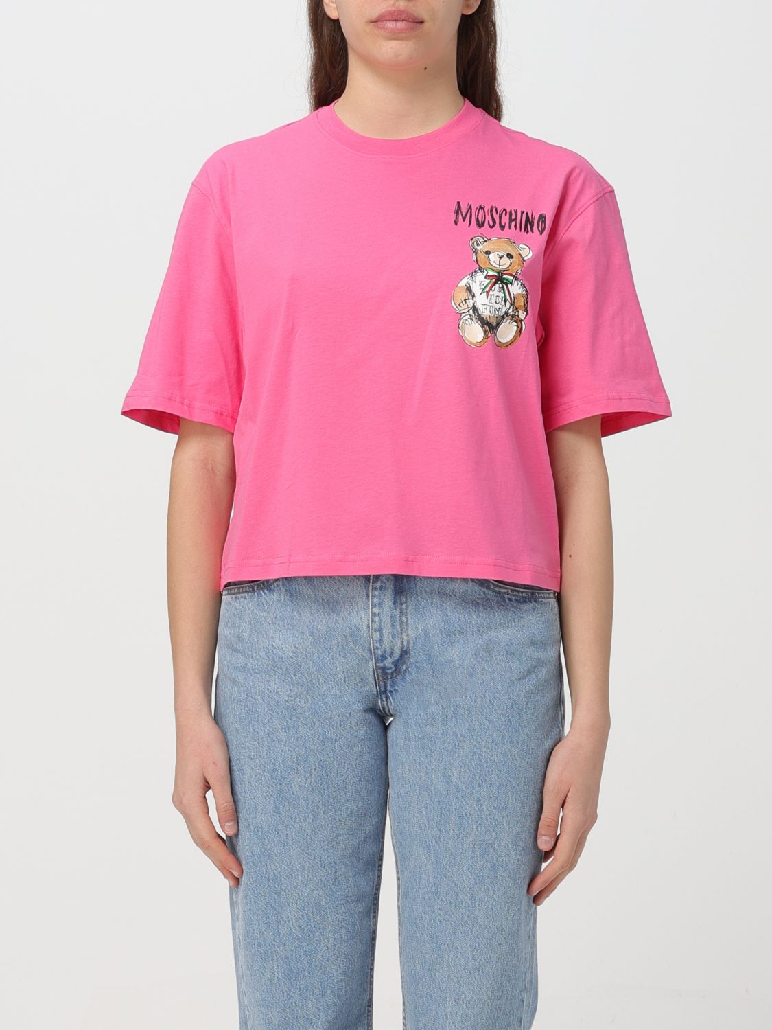 Moschino Couture T-Shirt MOSCHINO COUTURE Woman colour Fuchsia