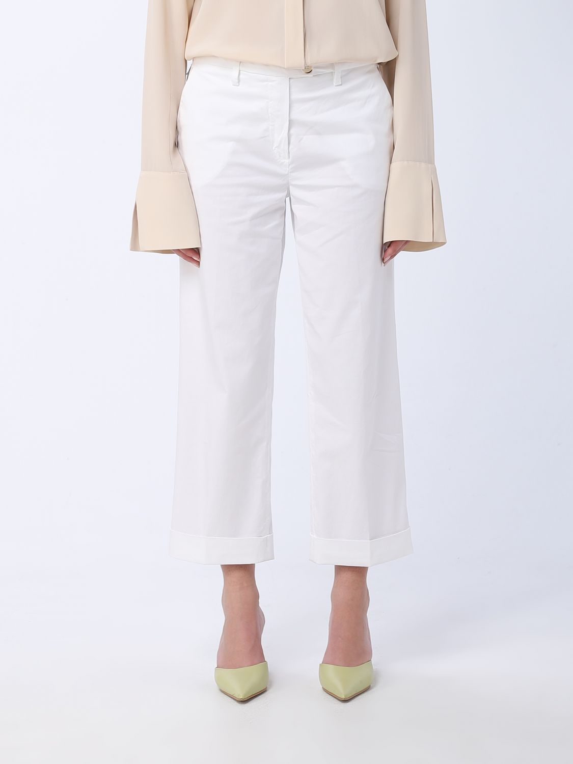 Re-Hash Trousers RE-HASH Woman colour White