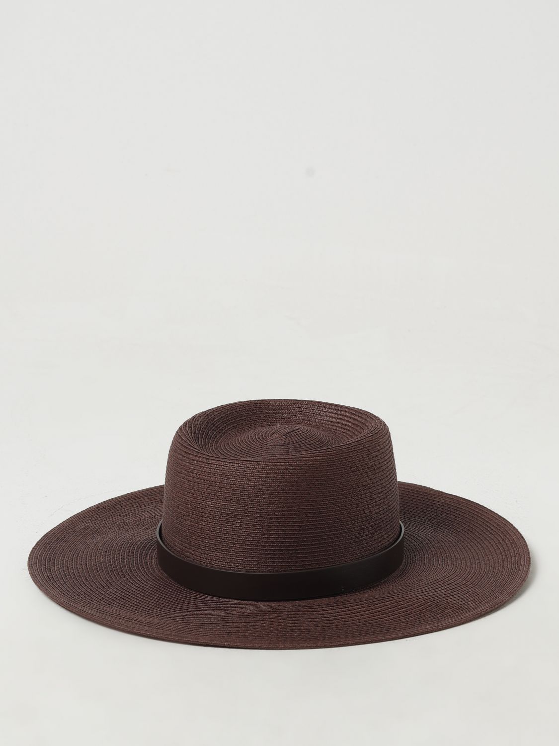 Max Mara Hat MAX MARA Woman colour Brown