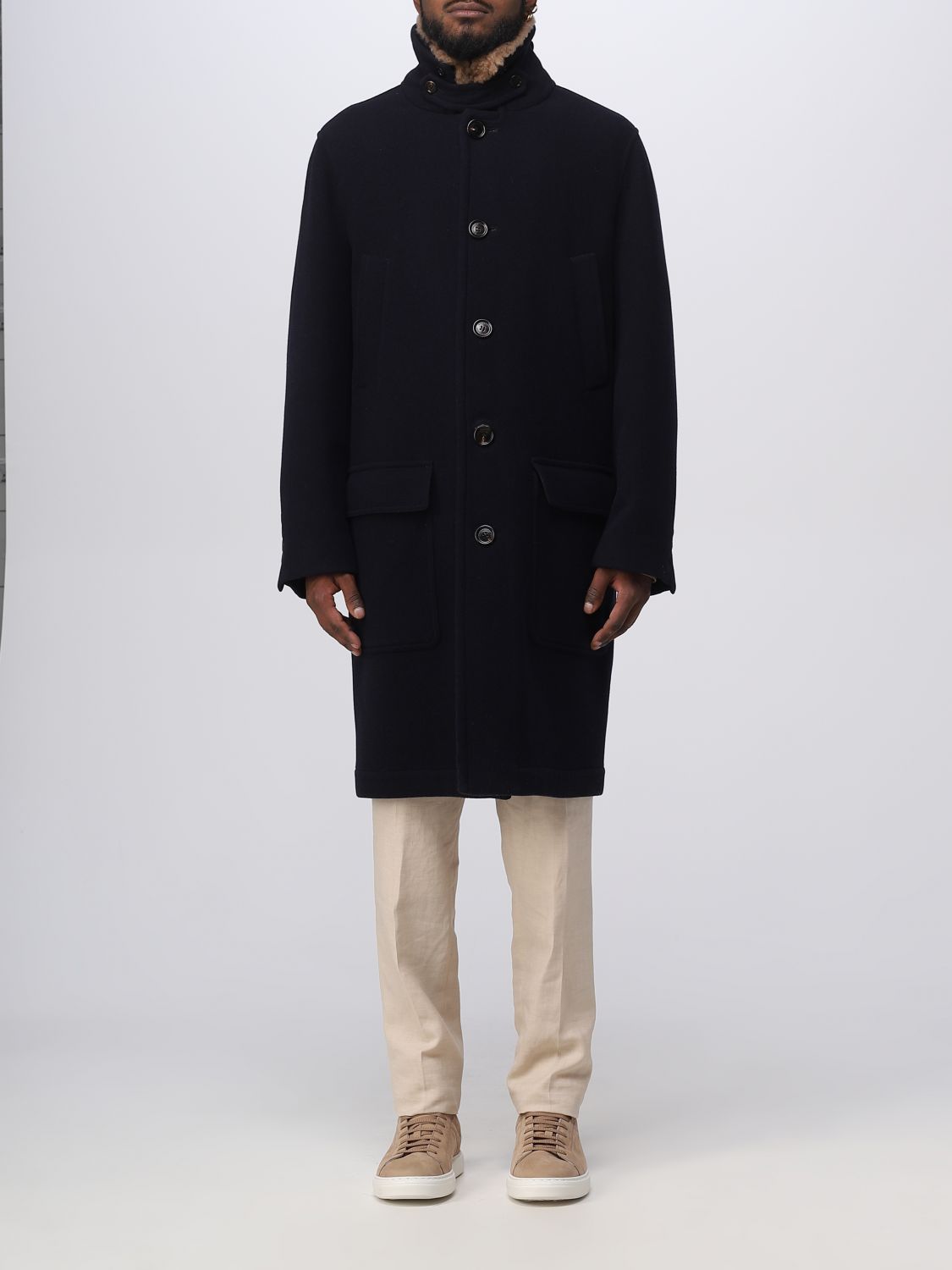 Brunello Cucinelli Coat BRUNELLO CUCINELLI Men colour Navy