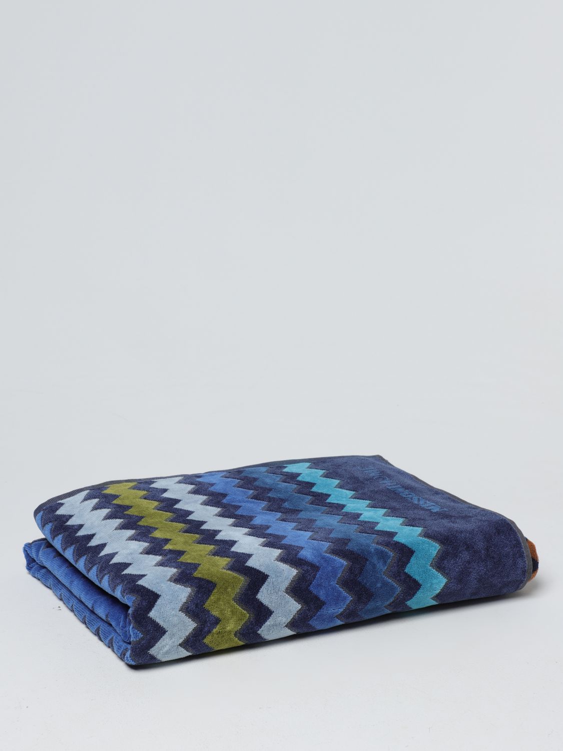 Missoni Home Bath And Beach Towels MISSONI HOME Lifestyle colour Blue