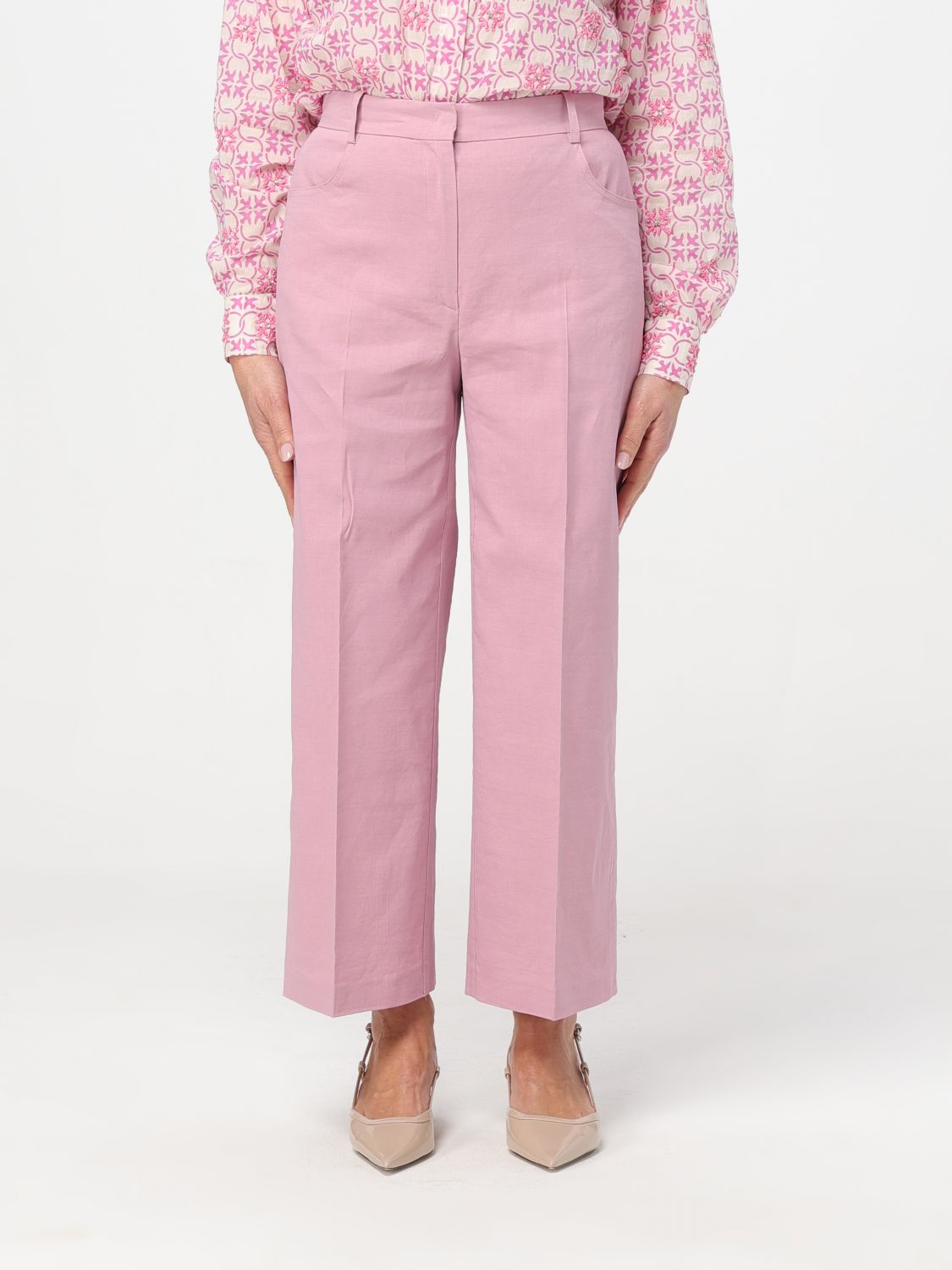 Pinko Trousers PINKO Woman colour Pink