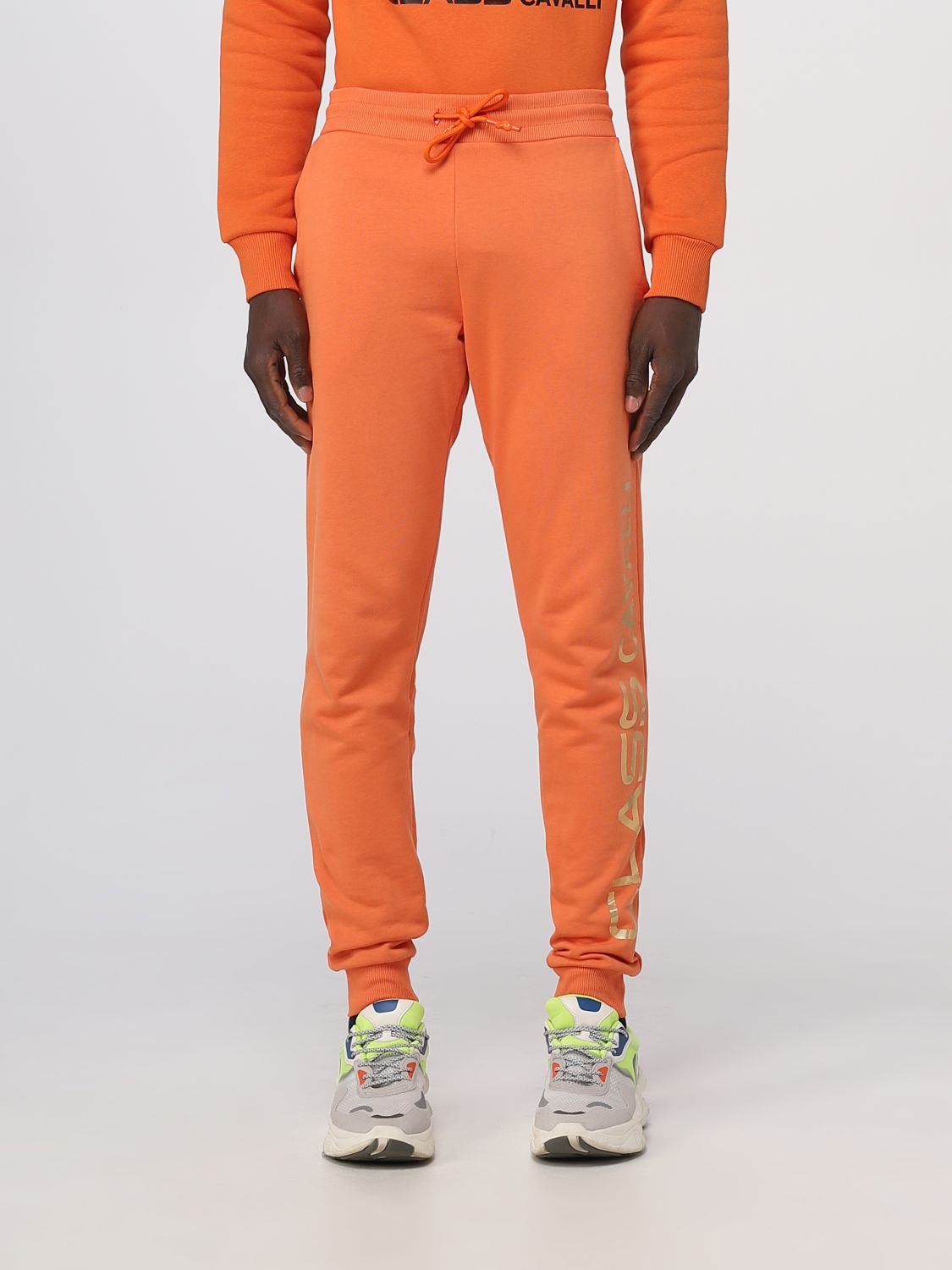 Class Roberto Cavalli Trousers CLASS ROBERTO CAVALLI Men colour Orange