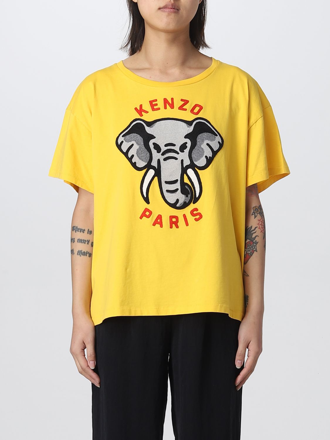 Kenzo T-Shirt KENZO Woman colour Yellow