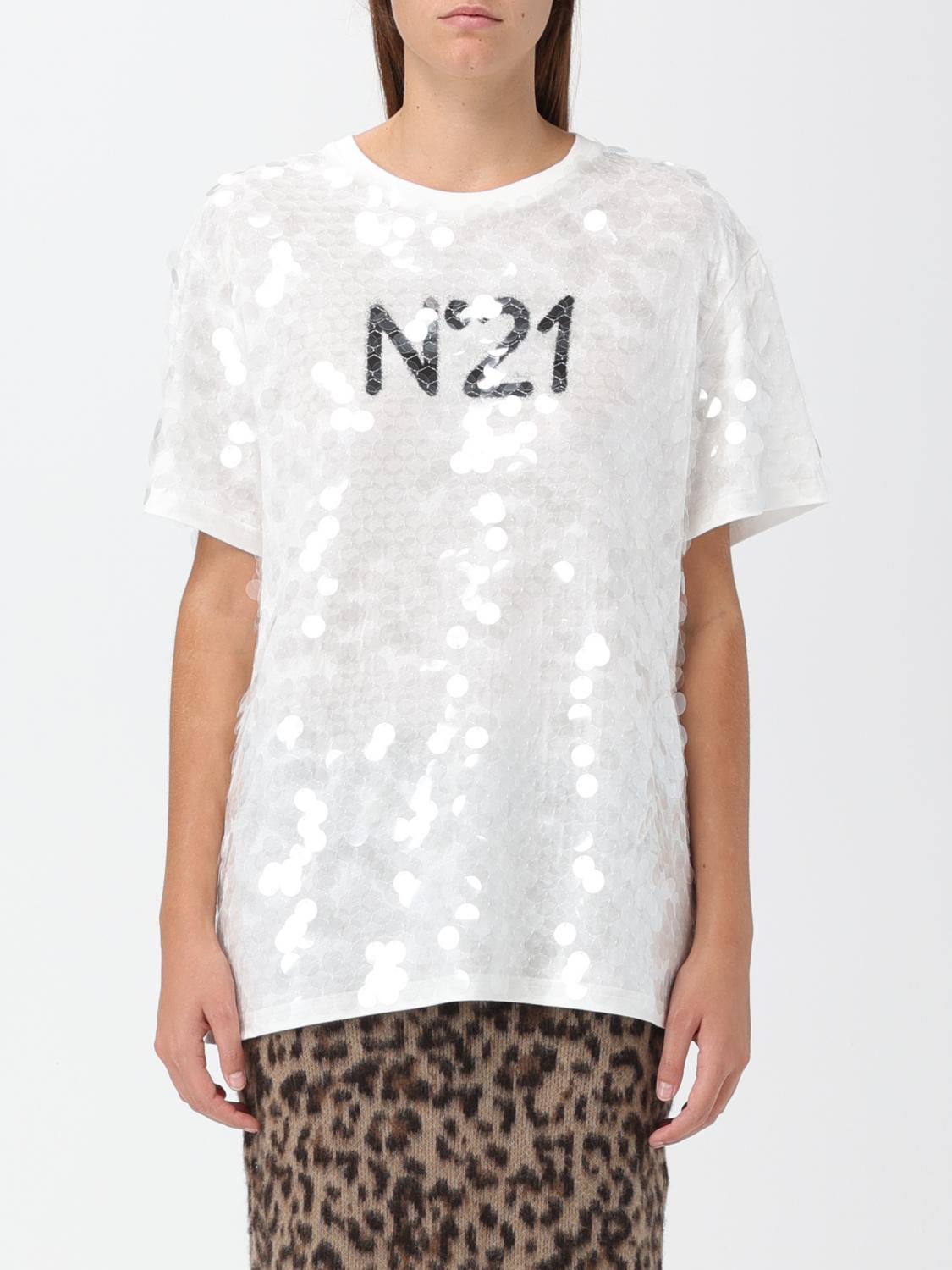 N° 21 T-Shirt N° 21 Woman colour White