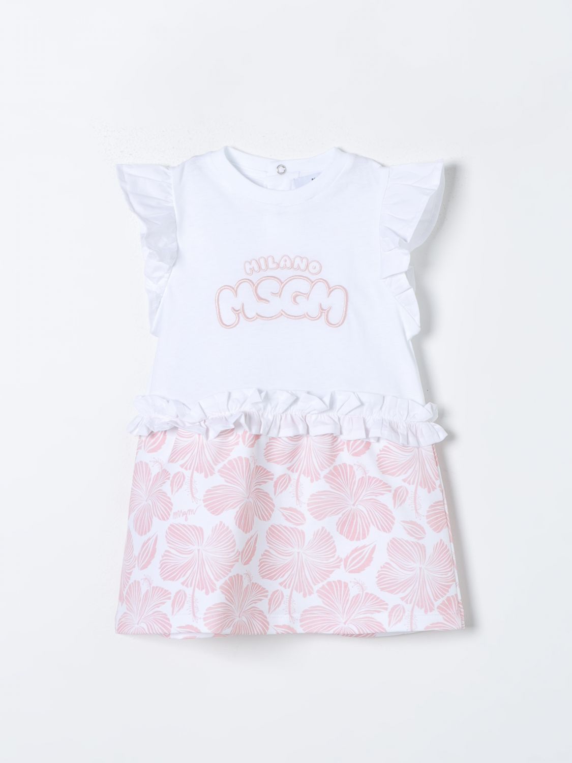 Msgm Kids Romper MSGM KIDS Kids colour Blush Pink