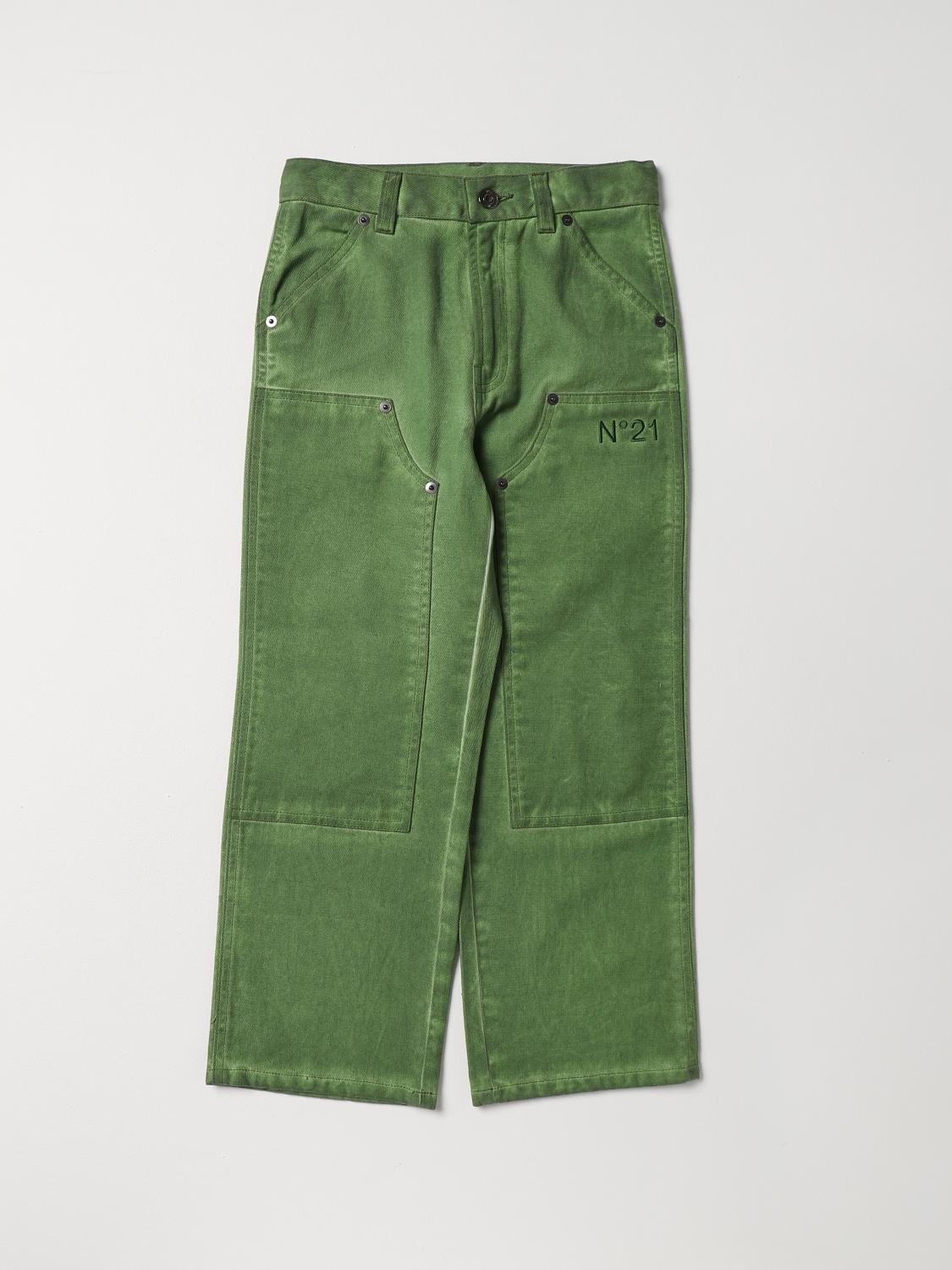 N° 21 Trousers N° 21 Kids colour Green