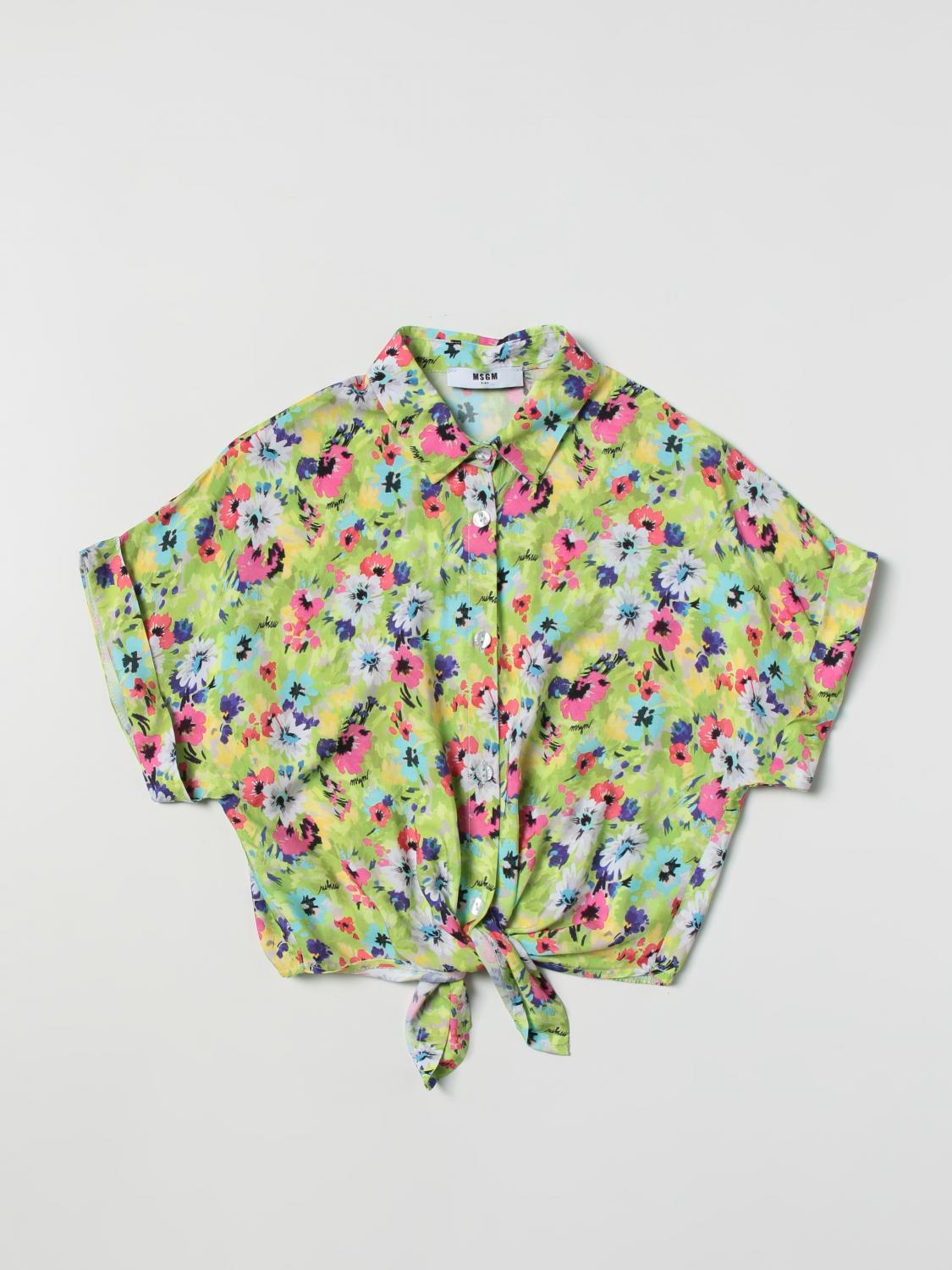 Msgm Kids Shirt MSGM KIDS Kids colour Green