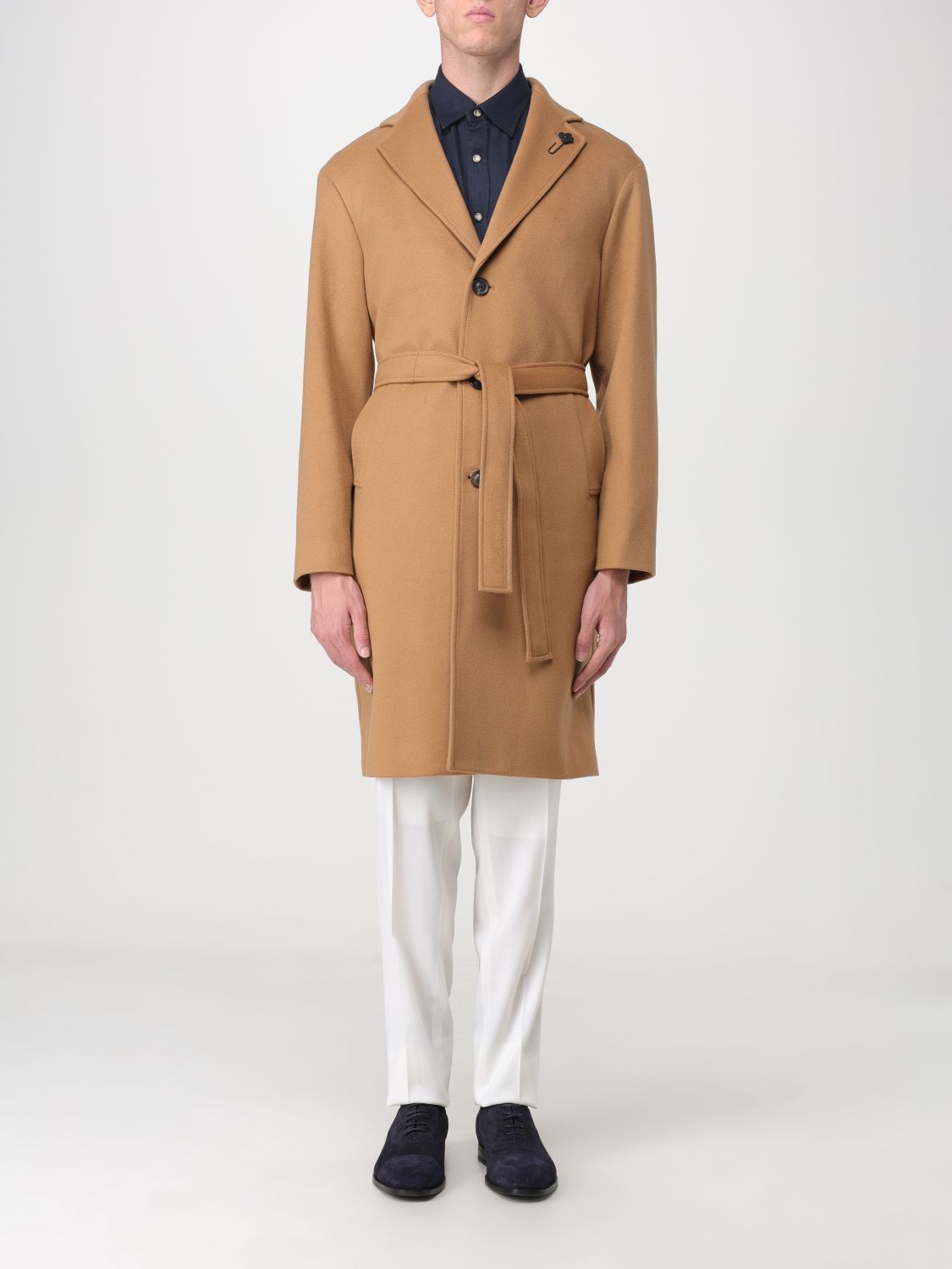 Lardini Coat LARDINI Men colour Camel