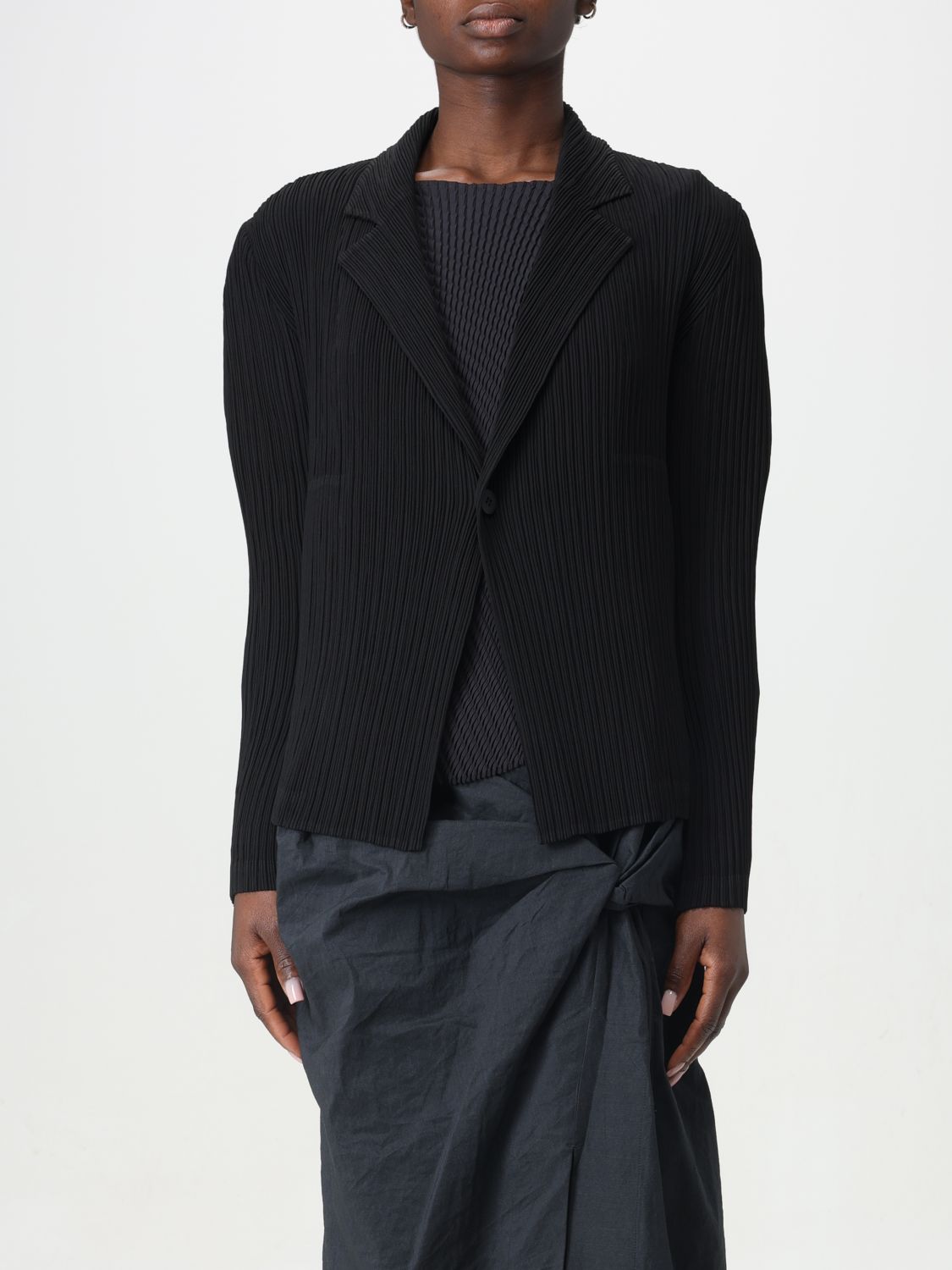 Issey Miyake Jacket ISSEY MIYAKE Woman colour Black