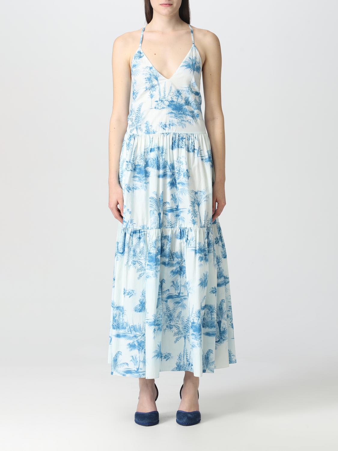 Red Valentino Dress RED VALENTINO Woman colour Gnawed Blue