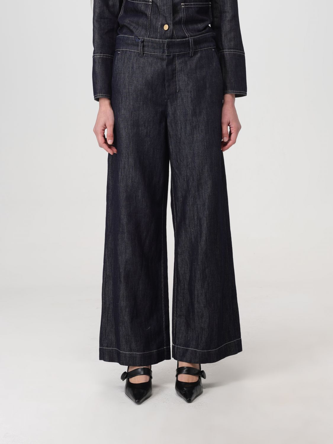  Trousers 'S MAX MARA Woman colour Blue